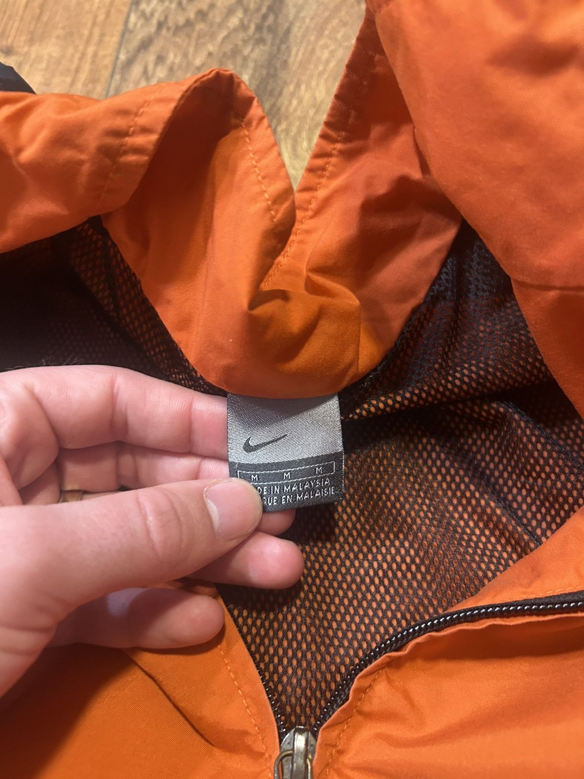 Nike Vintage Y2K Nike Windbreaker Jacket Orange Medium Size US M / EU 48-50 / 2 - 6 Thumbnail
