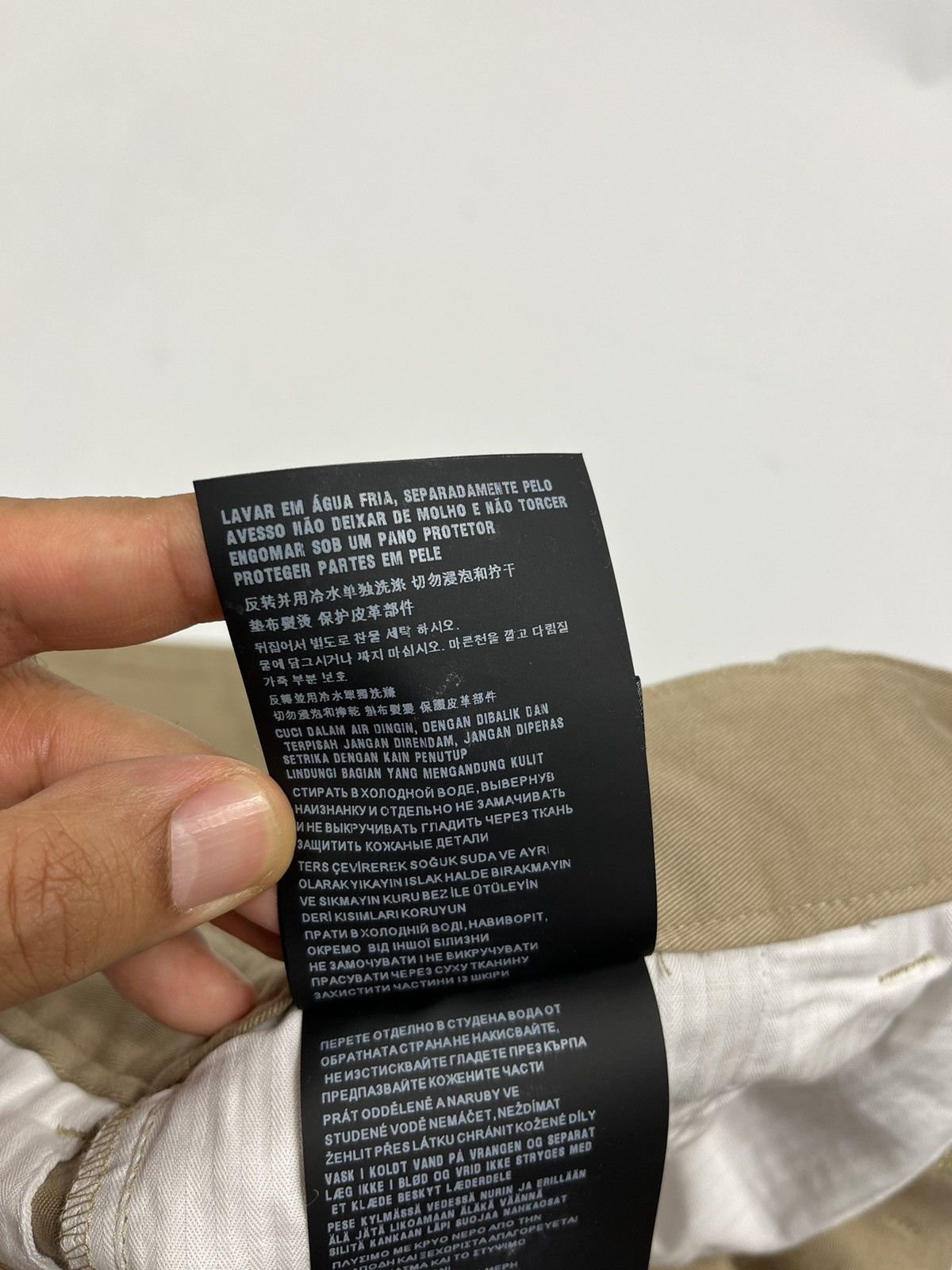 Prada Prada Beige Cotton Trousers Size US 32 / EU 48 - 15 Thumbnail