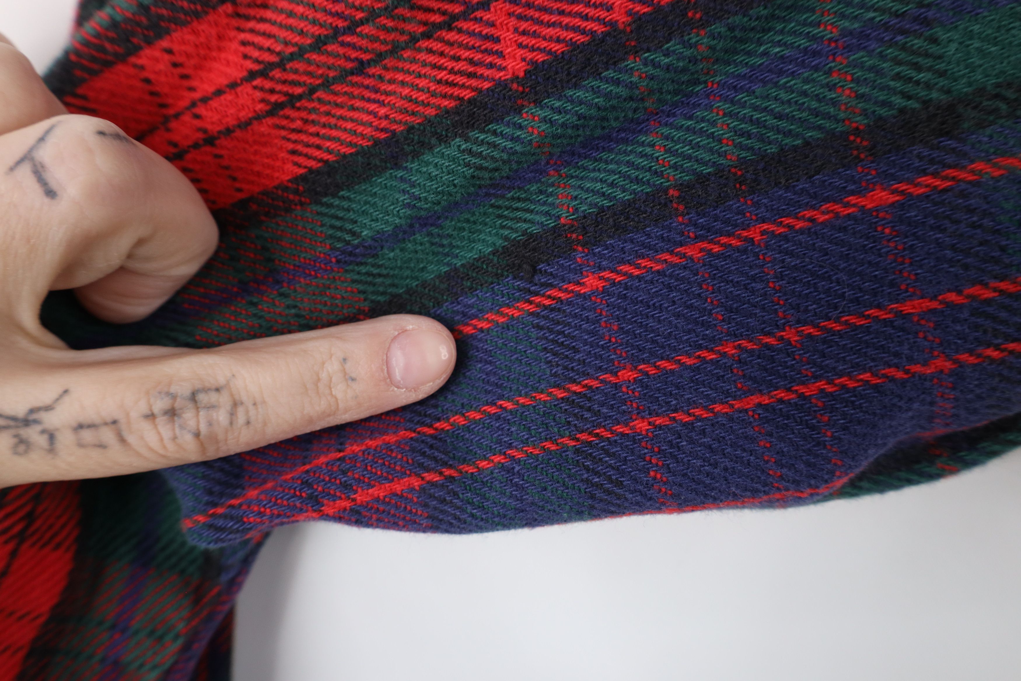 FiveBrother × Vintage Vintage 90s Five Brother Flannel Button Shirt Plaid USA Size US XXL / EU 58 / 5 - 5 Thumbnail