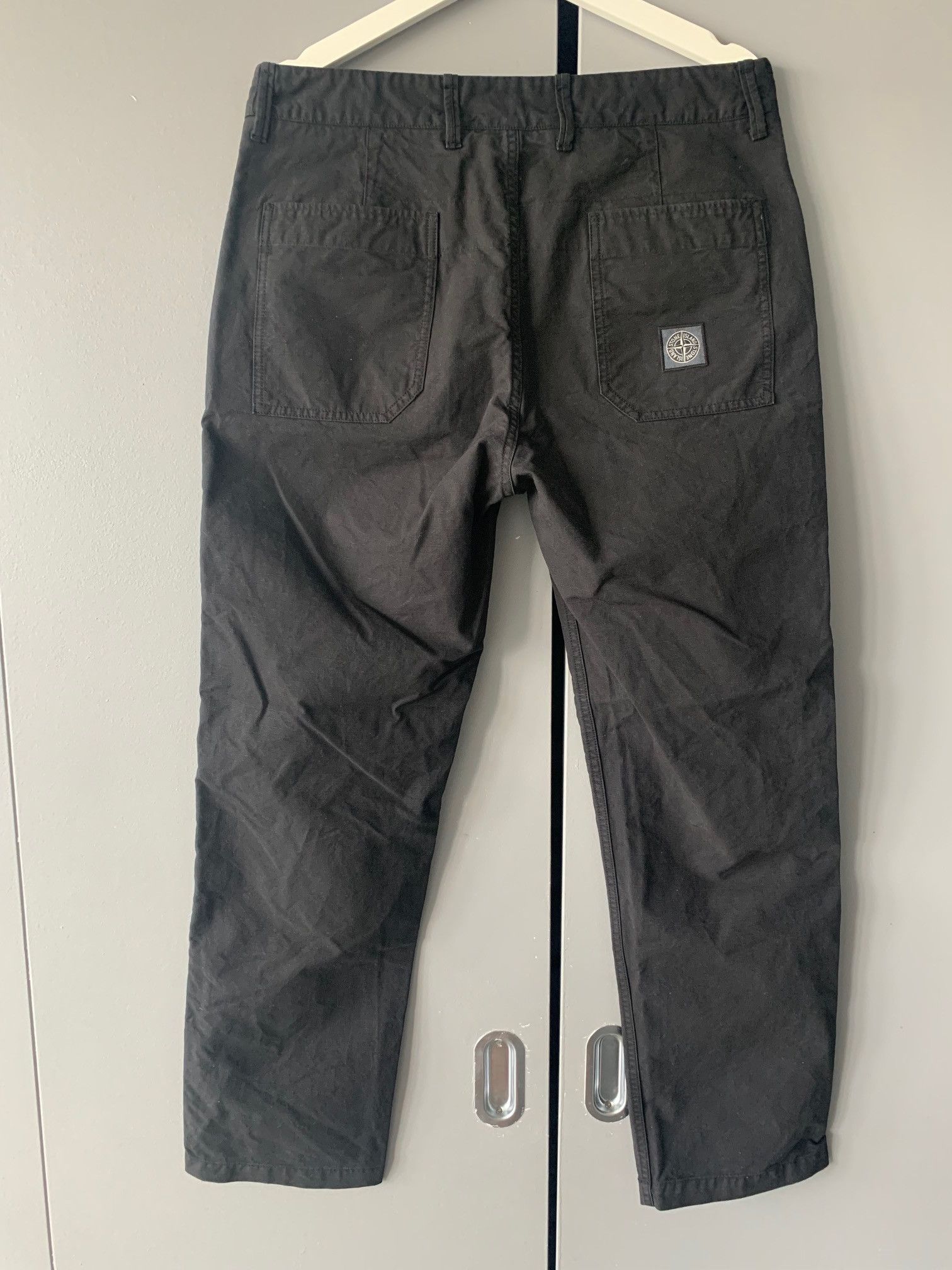 Stone Island Stone Island Garment Dyed Black Type RE Pants 2025 Size US 30 / EU 46 - 4 Thumbnail