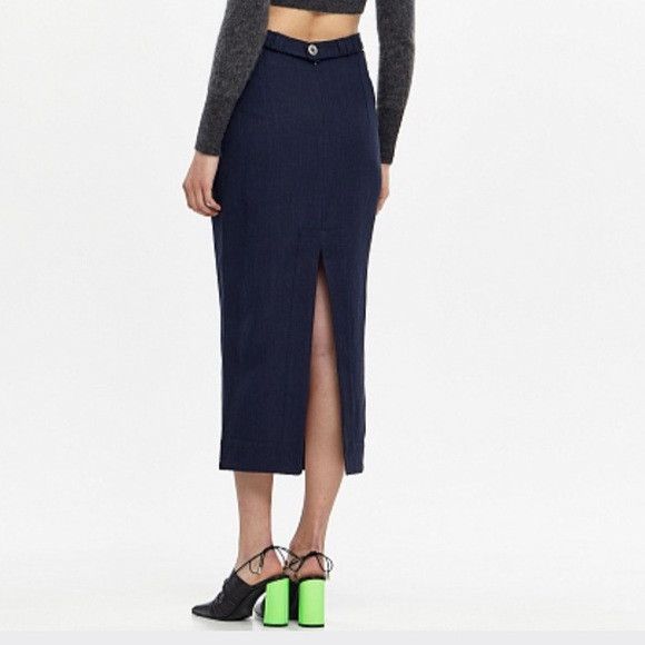 Jacquemus Jacquemus L'année 97 Valerie Cut-out Pencil Skirt Size 28" / US 6 / IT 42 - 12 Thumbnail