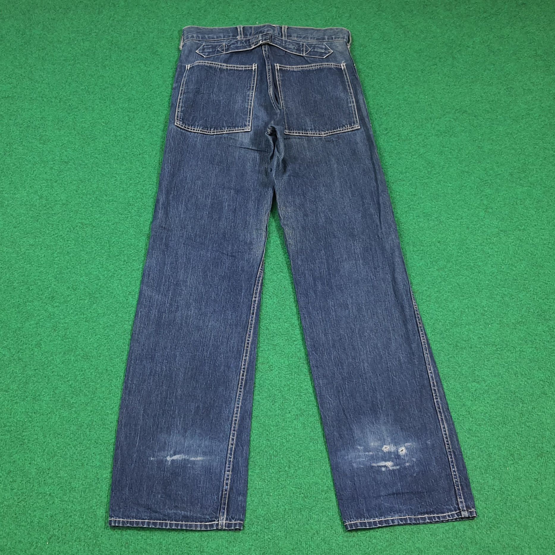 Beams Plus Vintage BEAMS BOY Military Work Denim Pants C280N8 Size 31" - 3 Thumbnail