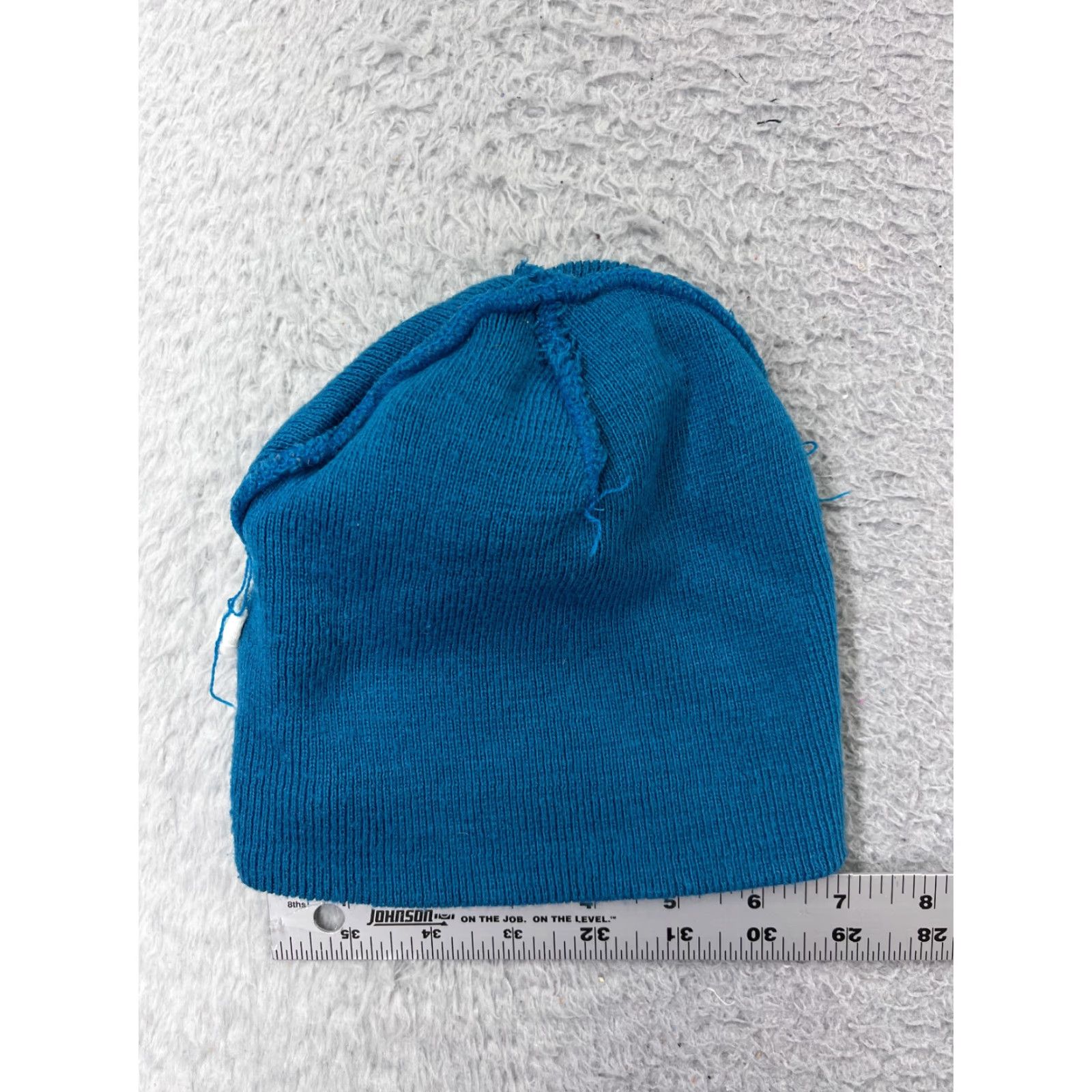 Vintage VINTAGE Beanie Shirt Adult One Size Blue Stripe Acrylic Winter Ski Size ONE SIZE - 5 Thumbnail