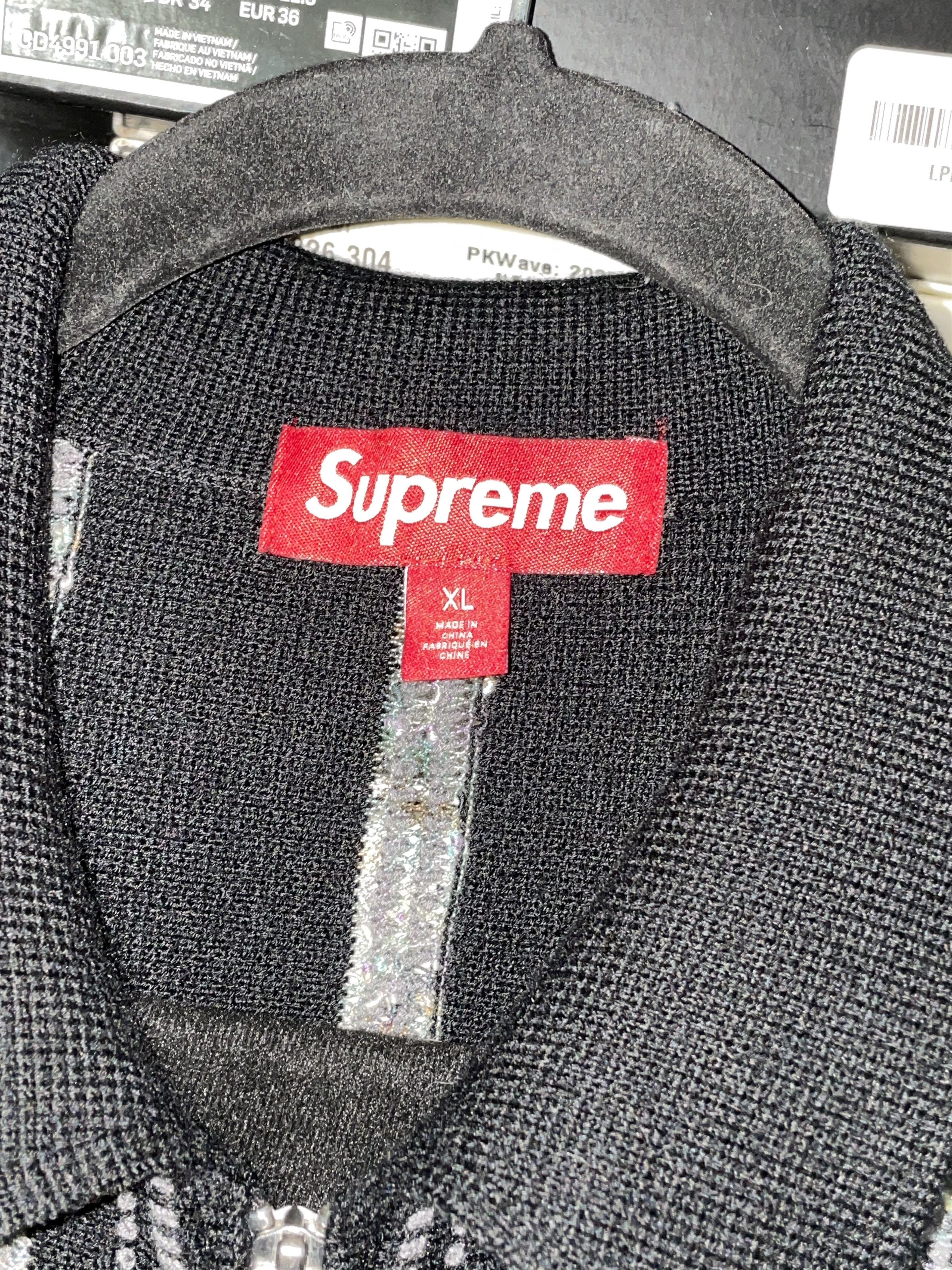 Supreme Supreme Speckle Stripe Zip Up Cardigan FW24 size XL NEW Size US XL / EU 56 / 4 - 6 Thumbnail