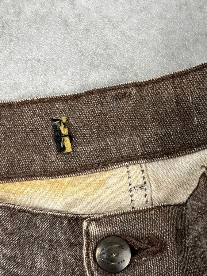 Roberto Cavalli SS2004 Cavalli Brown Overprint Sunset Pants Size 25" / US 0 / IT 36 - 10 Thumbnail