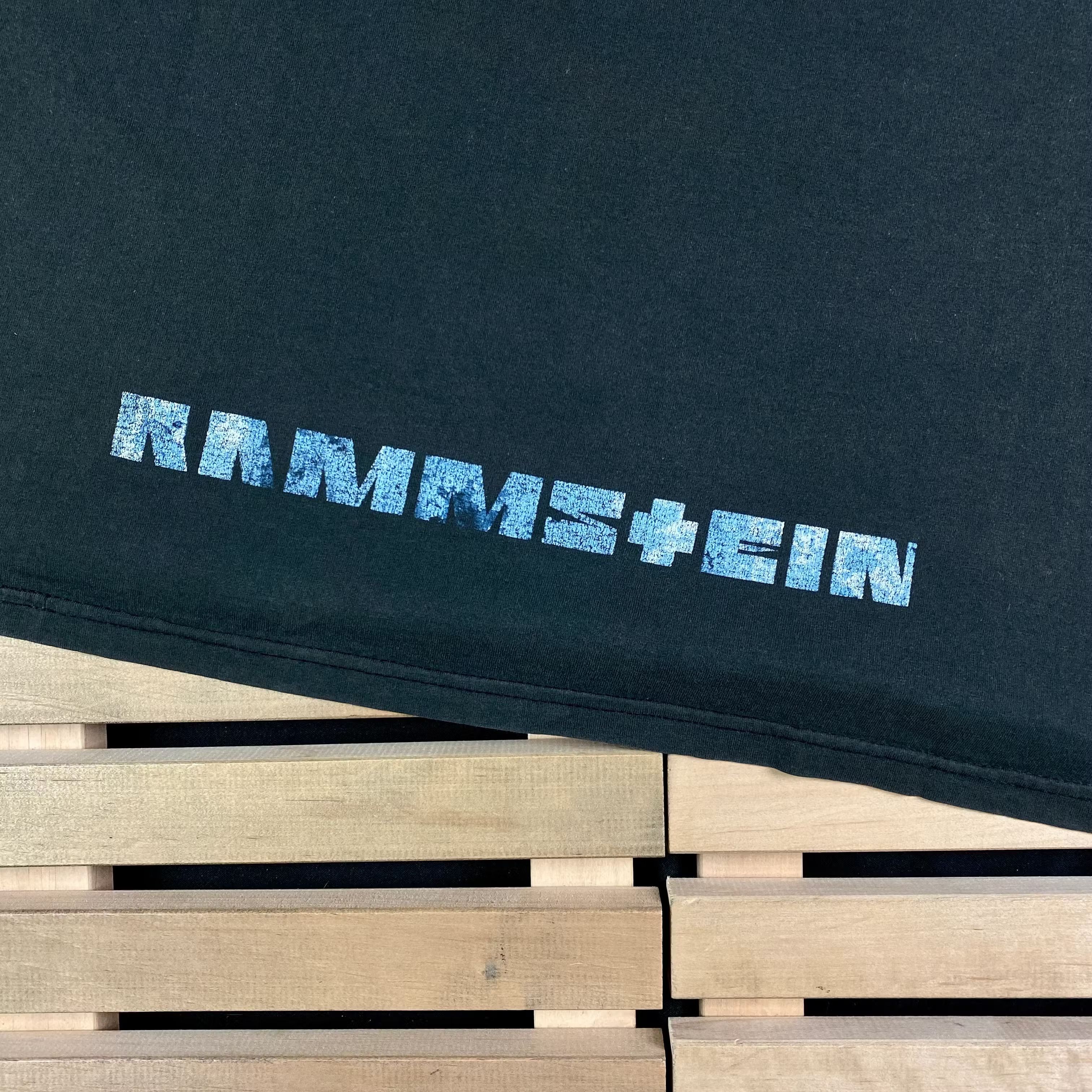 Band Tees × Vintage Mens Vintage T Shirt Rammstein Size XXL 2XL Size US XXL / EU 58 / 5 - 7 Thumbnail