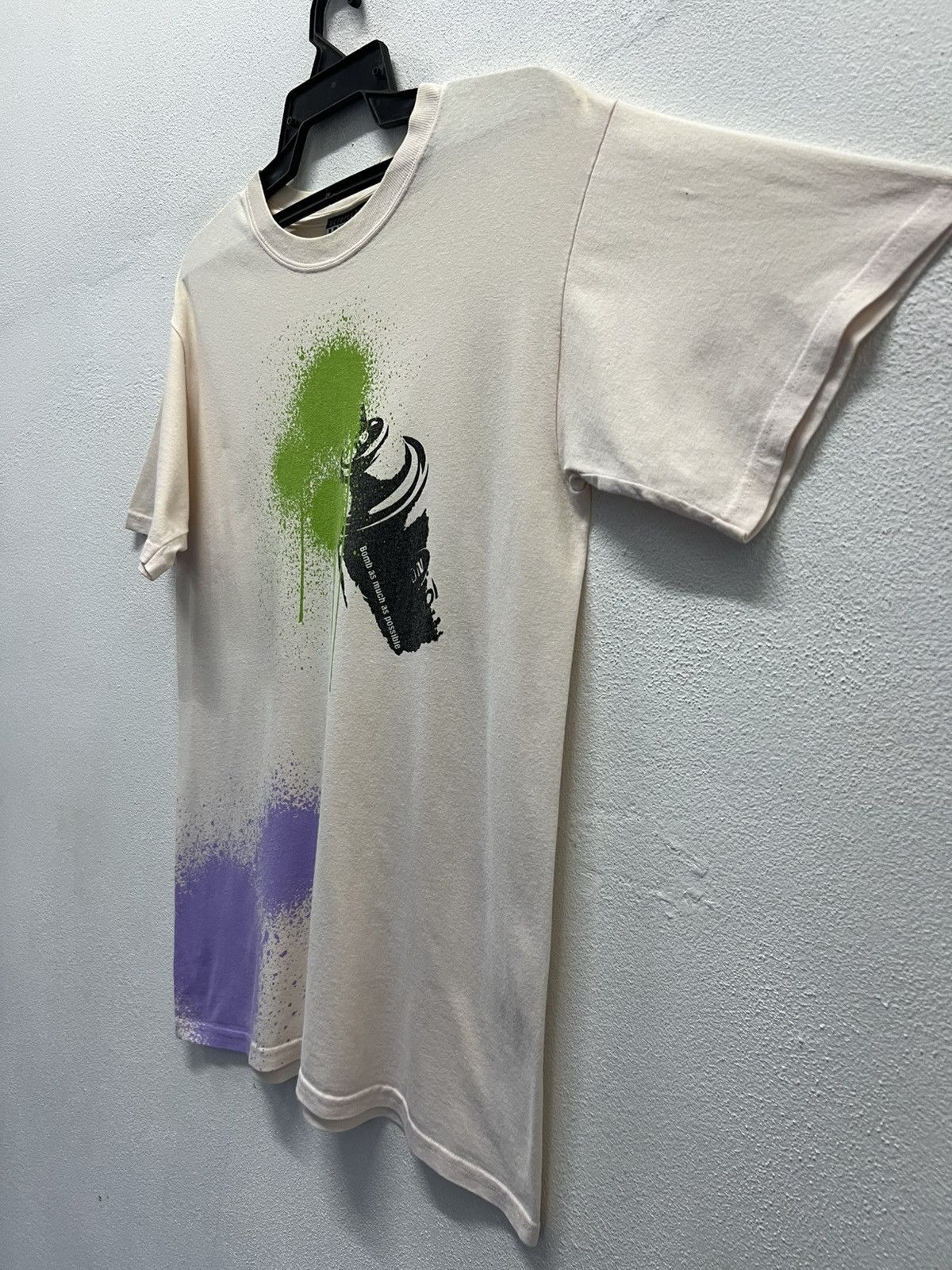Anvil × Vintage VINTAGE ANVIL OCTOPUS ARMY ADVISORY EXPLICIT CONTENT SHIRT Size US M / EU 48-50 / 2 - 6 Thumbnail