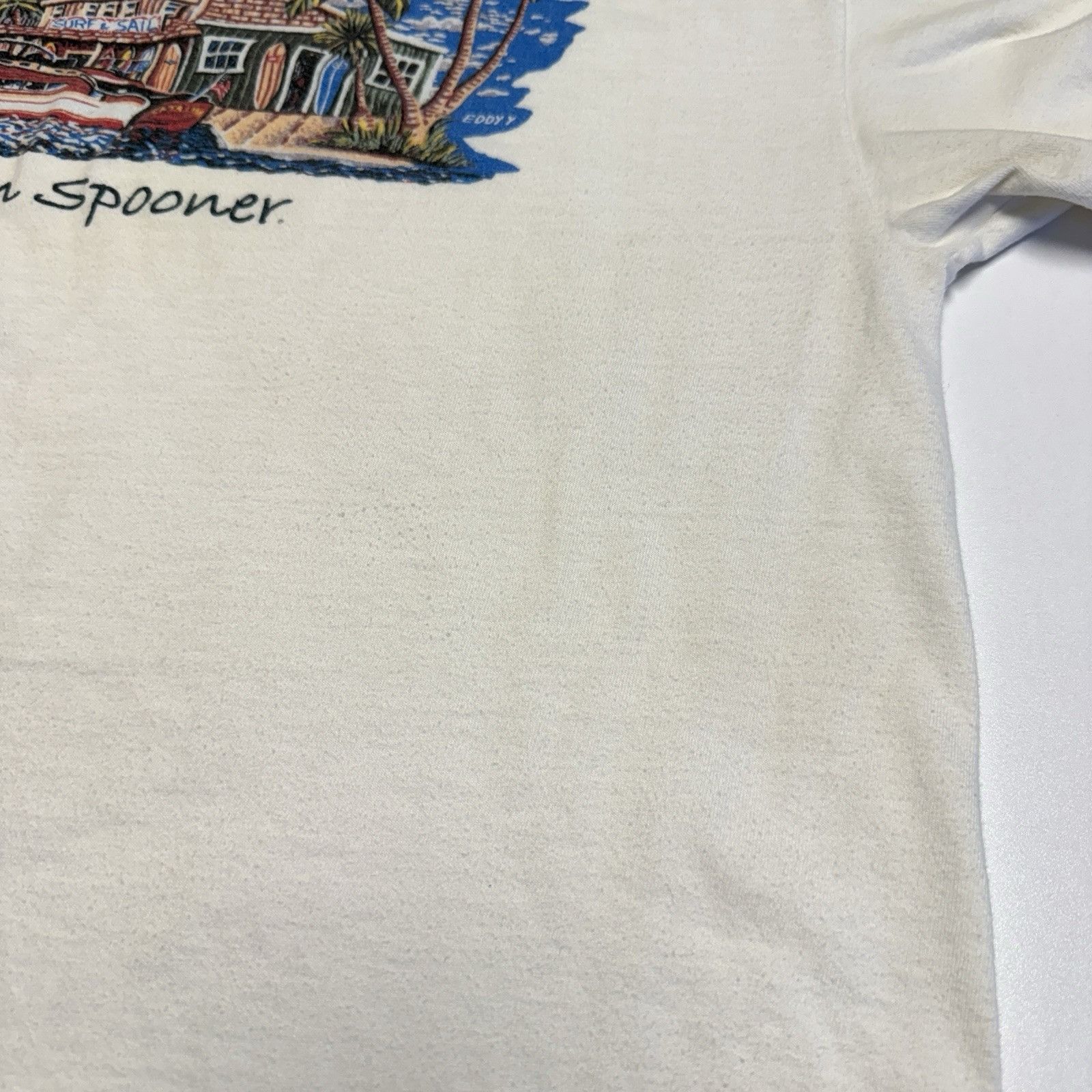 Reyn Spooner Vintage Reyn Spooner T Shirt Mens XL White Short Sleeve Beac Size US XL / EU 56 / 4 - 10 Thumbnail