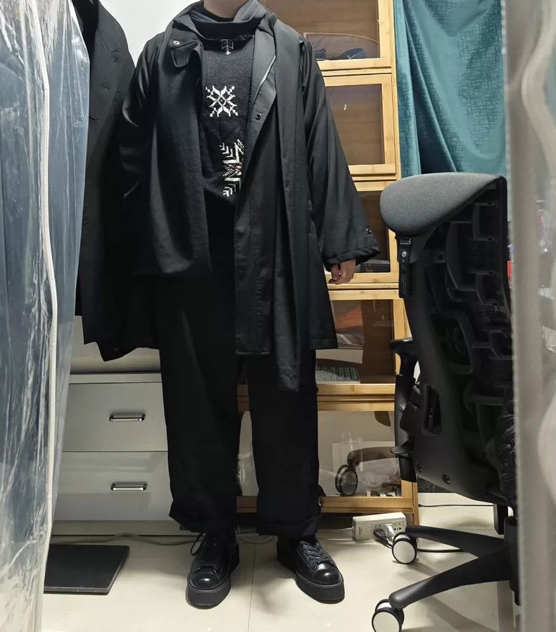 Yohji Yamamoto Yohji Yamamoto 16aw pair scarf coat 2503-Nextarrow Size US M / EU 48-50 / 2 - 8 Thumbnail