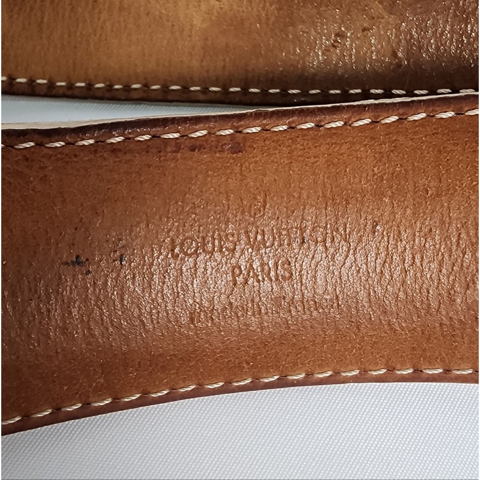 Louis Vuitton Louis Vuitton Damier Azur Canvas Voyage Belt 100/40 Size ONE SIZE - 13 Thumbnail