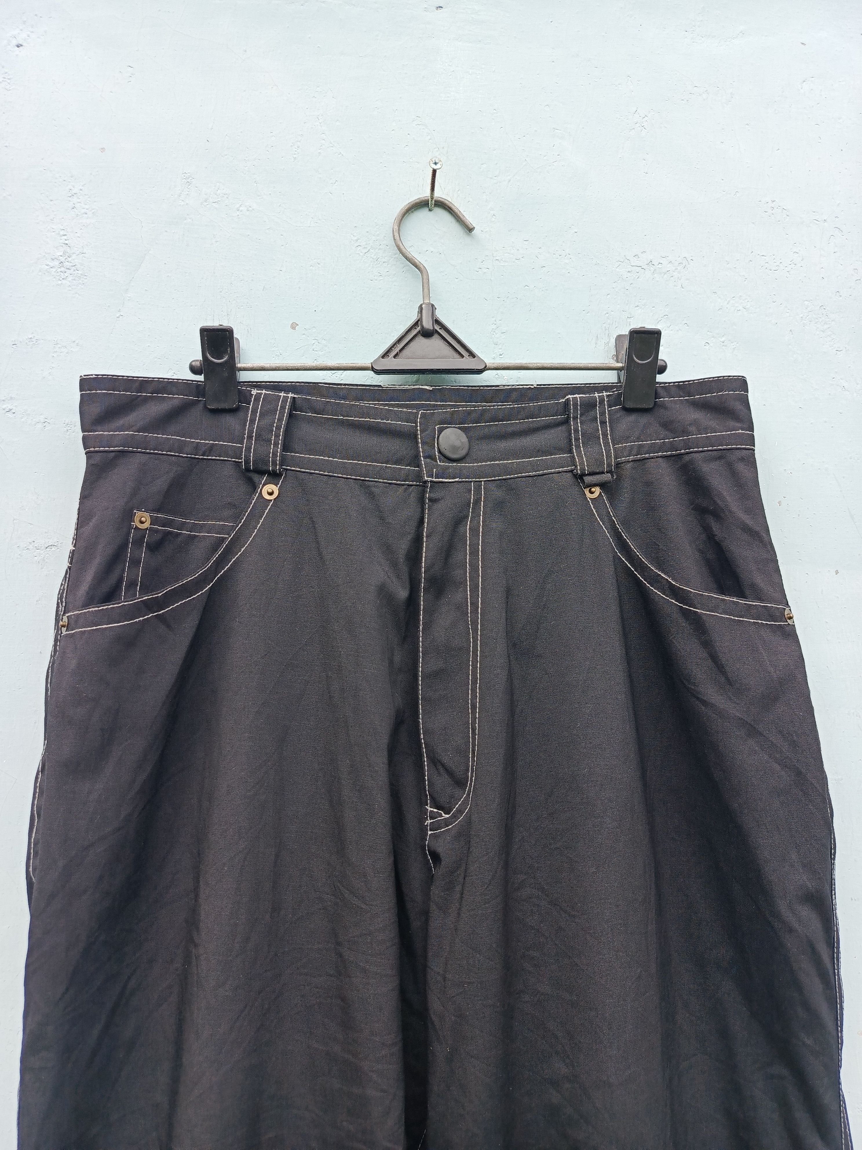 Japanese Brand X-10 black pants Size US 32 / EU 48 - 2 Thumbnail