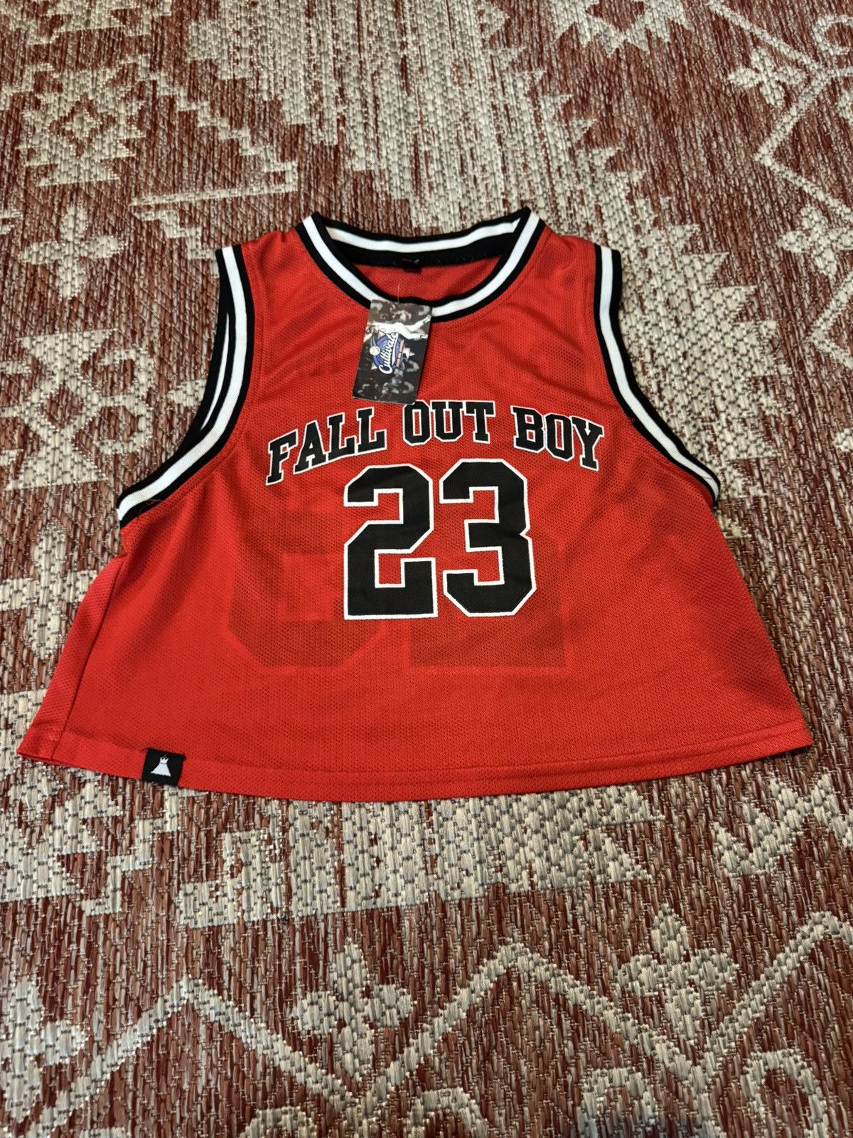 Other Pop Punk Fall Out Boy Womens Basketball Jersey Sz M Size S / US 4 / IT 40 - 1 Thumbnail