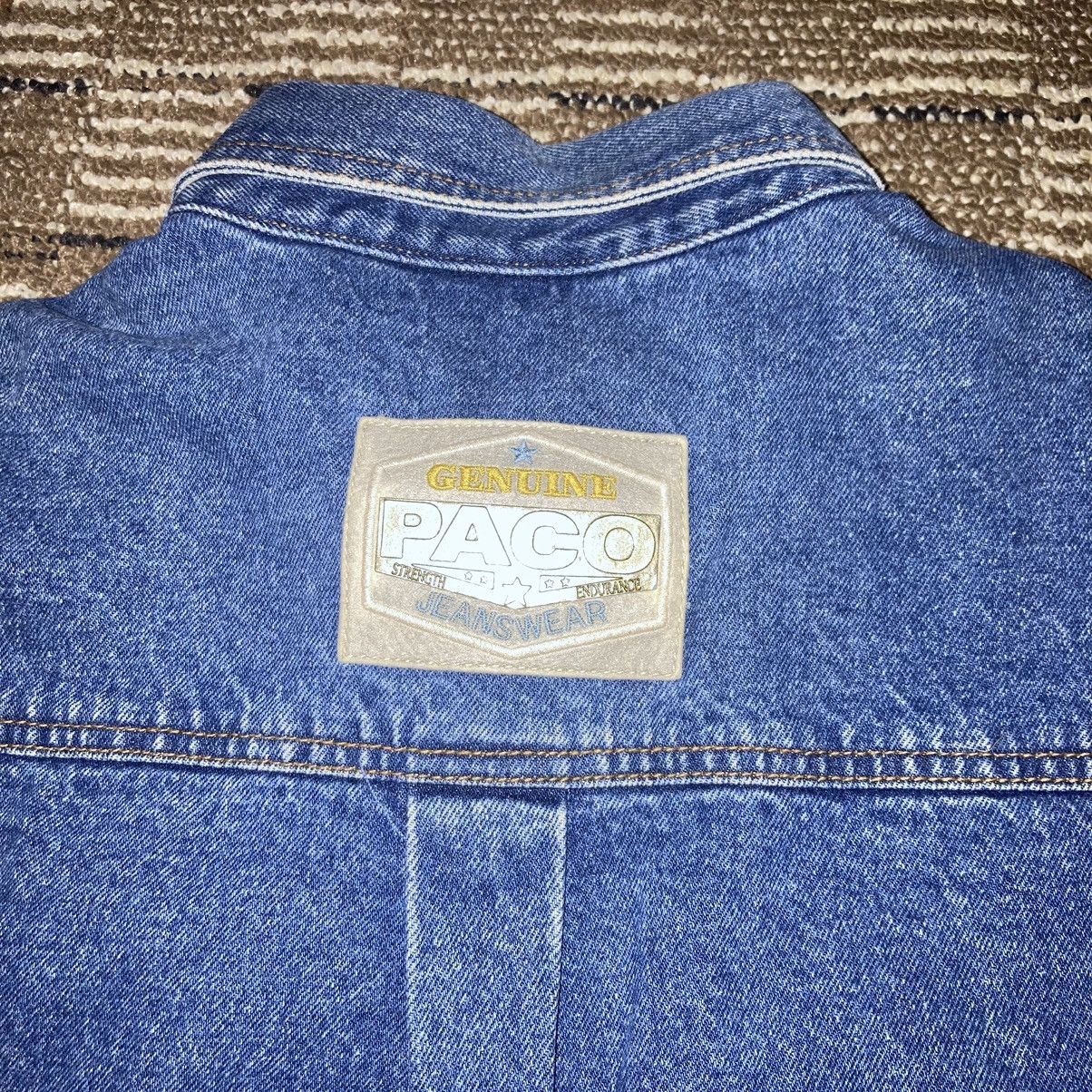 Vintage VTG 90s PACO JEANS Denim Jacket RARE Size US XL / EU 56 / 4 - 10 Thumbnail