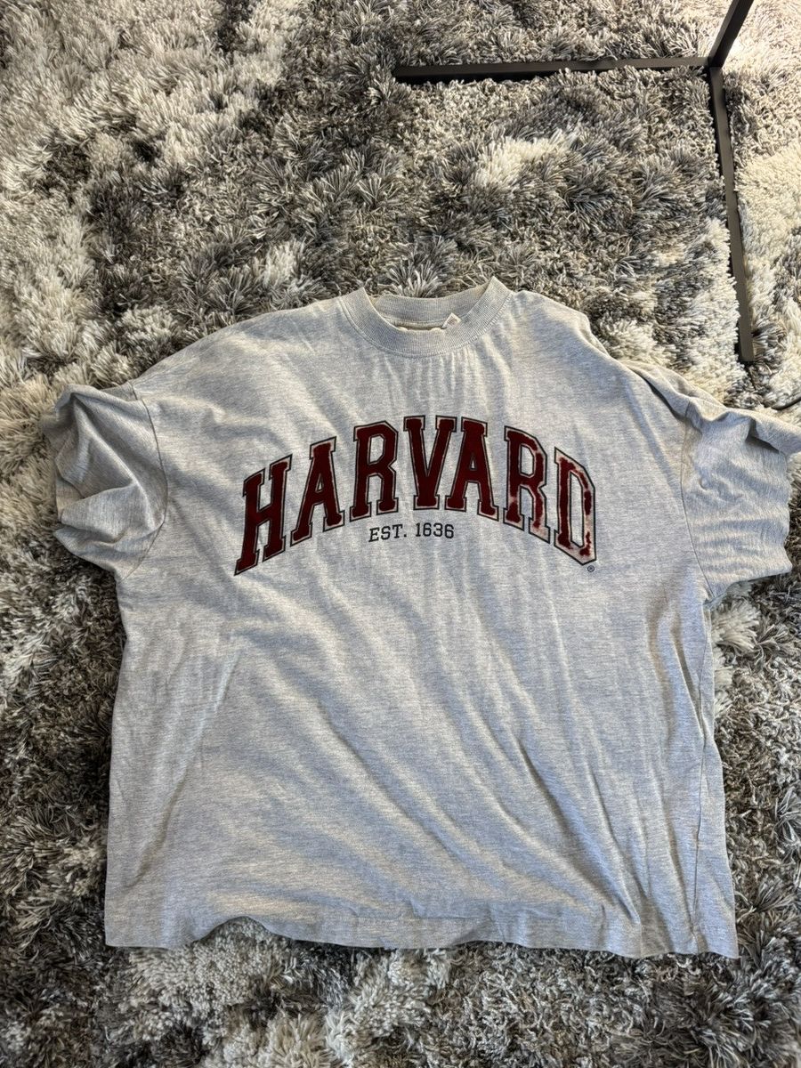 Vintage Vintage Harvard collage faded tee Size US L / EU 52-54 / 3 - 1 Thumbnail