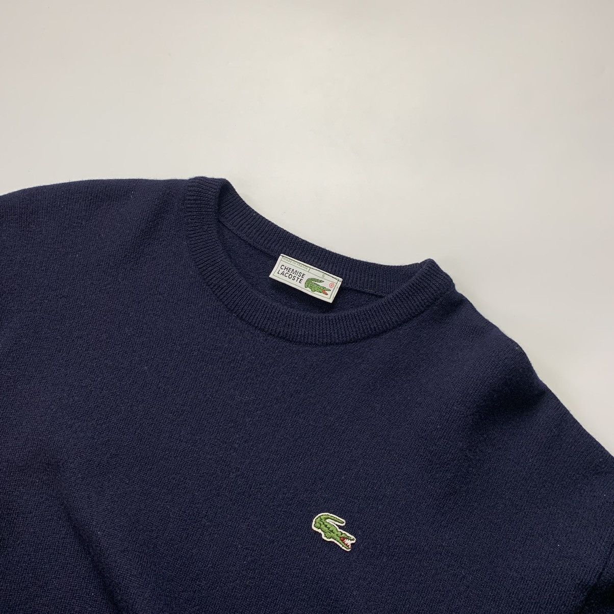 Other 🇫🇷 Vintage 90s Lacoste Chemise Wool Sweater made in France Size US M / EU 48-50 / 2 - 6 Thumbnail