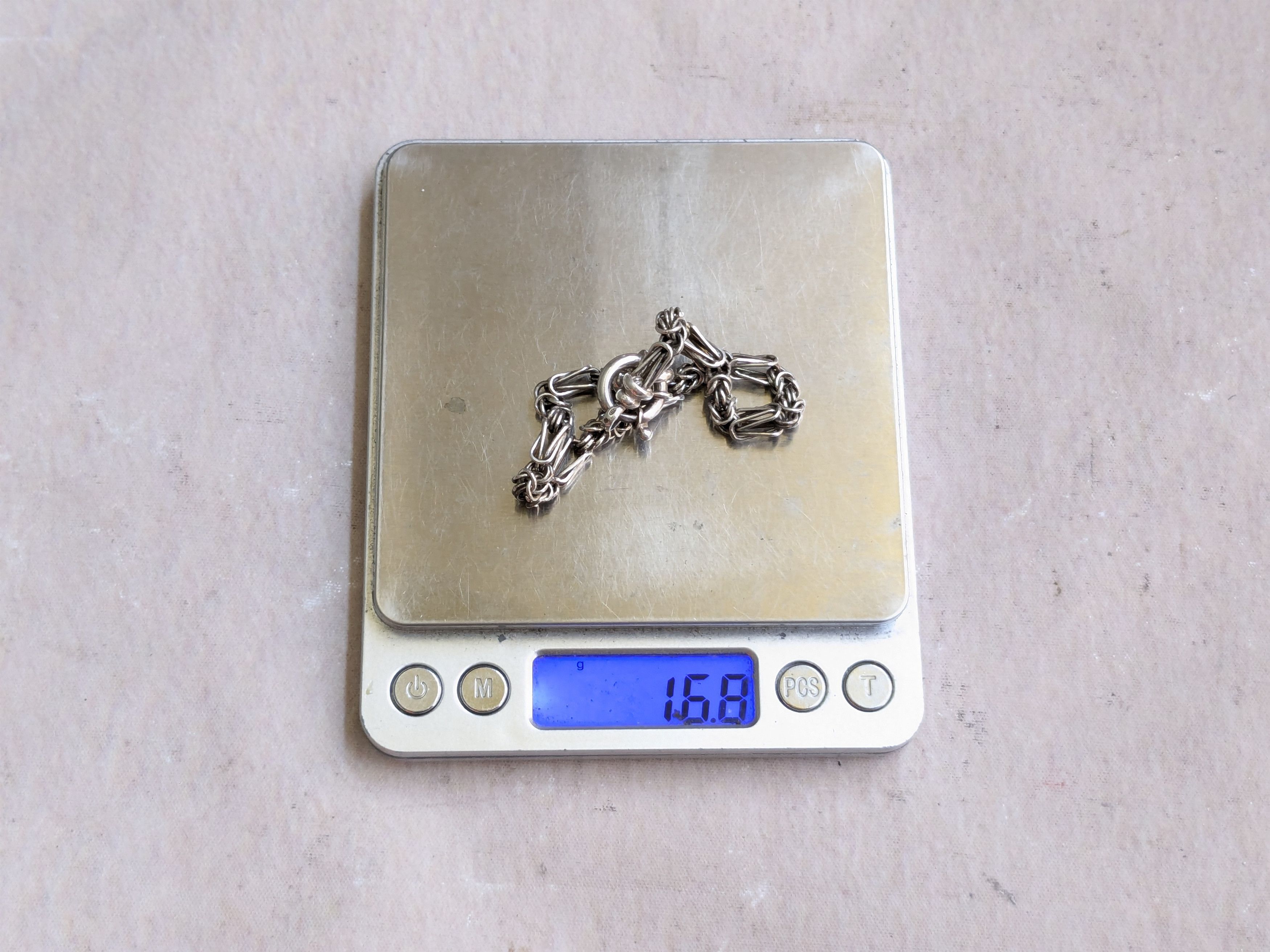 Jewelry Veronese Sterling Silver Byzantine Bracelet 8" Italy Size ONE SIZE - 13 Thumbnail