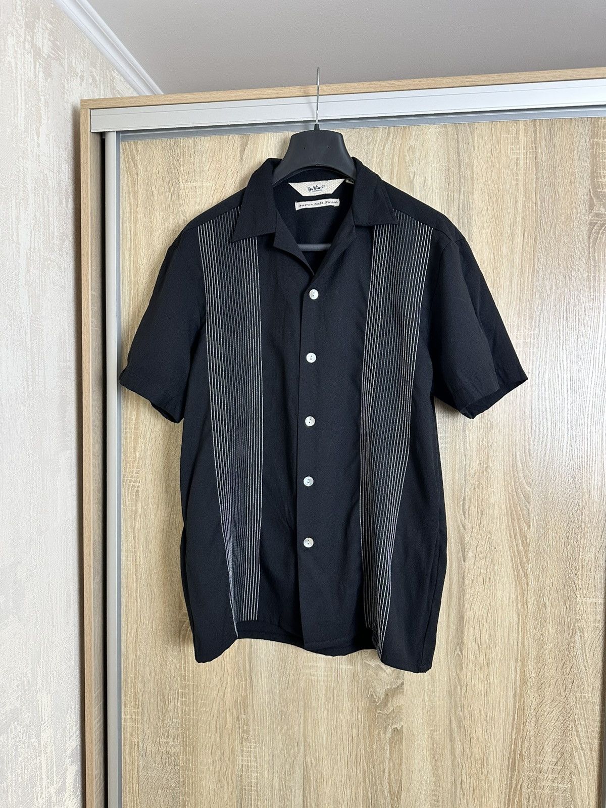 Vintage 🔥 DaVinci California Bowling Rockabilly Button Up T Shirt Size US S / EU 44-46 / 1 - 2 Thumbnail