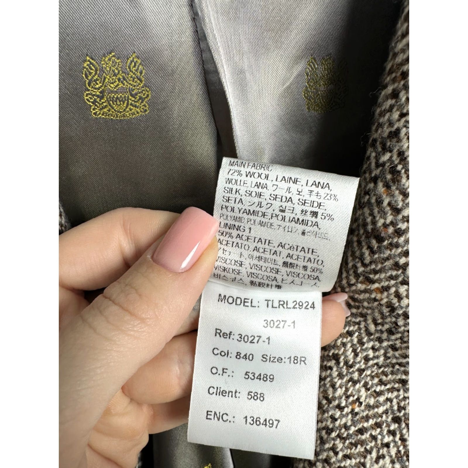 Aquascutum Aquascutum Womens Wool Blazer Jacket UK 18 R Blazer Womens XS-XXL Multicolor 18 Regular Wool Brand Aquascutum Men's vs. Womens? Size XXL / US 16-18 / IT 52-54 - 7 Thumbnail