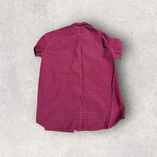 Lacoste Lacoste Mens Regular Fit Red & Black Checkered Button-Down S Size US M / EU 48-50 / 2 - 3 Thumbnail