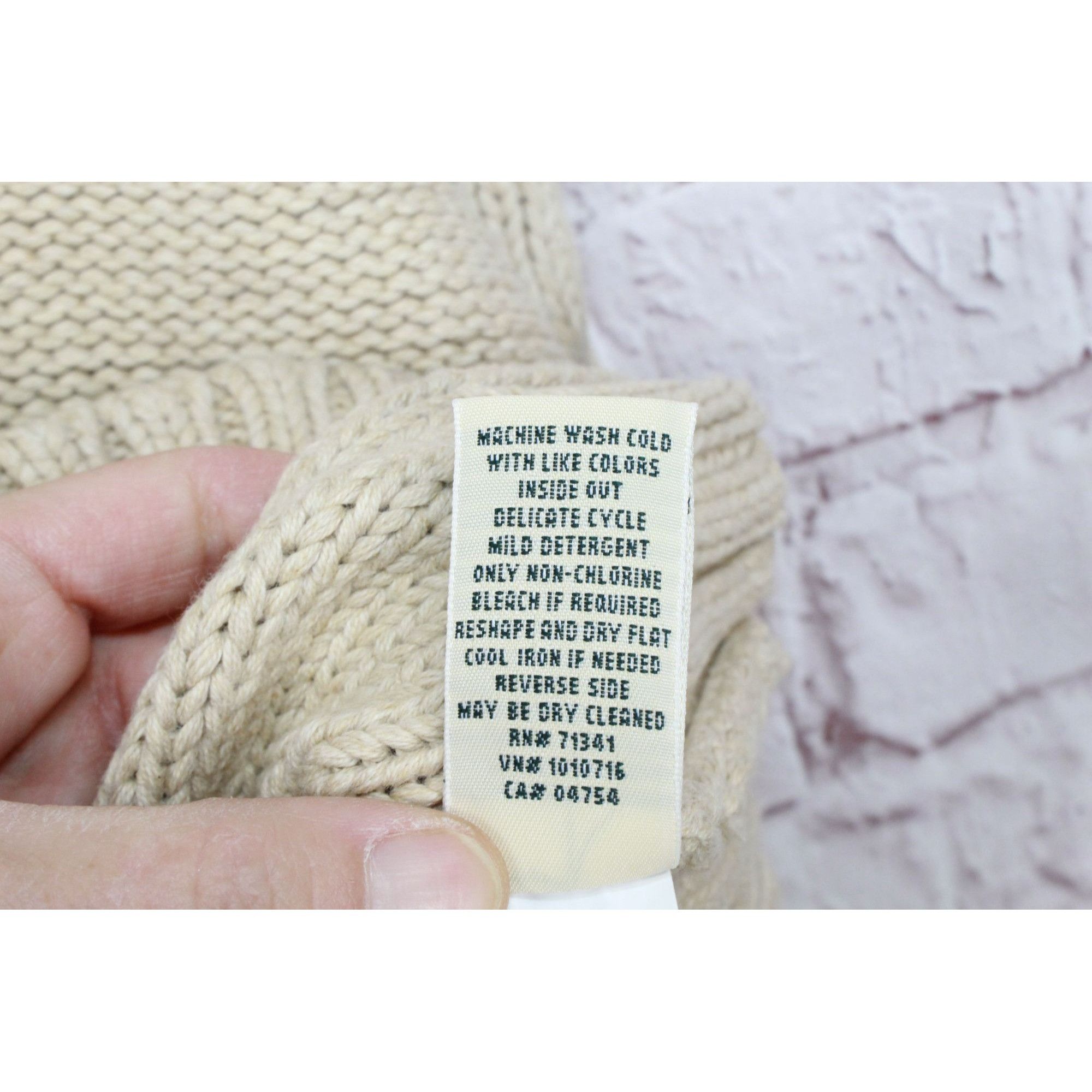 L.L. Bean LL Bean Women's Cable Sweater Crewneck Size M / US 6-8 / IT 42-44 - 9 Thumbnail