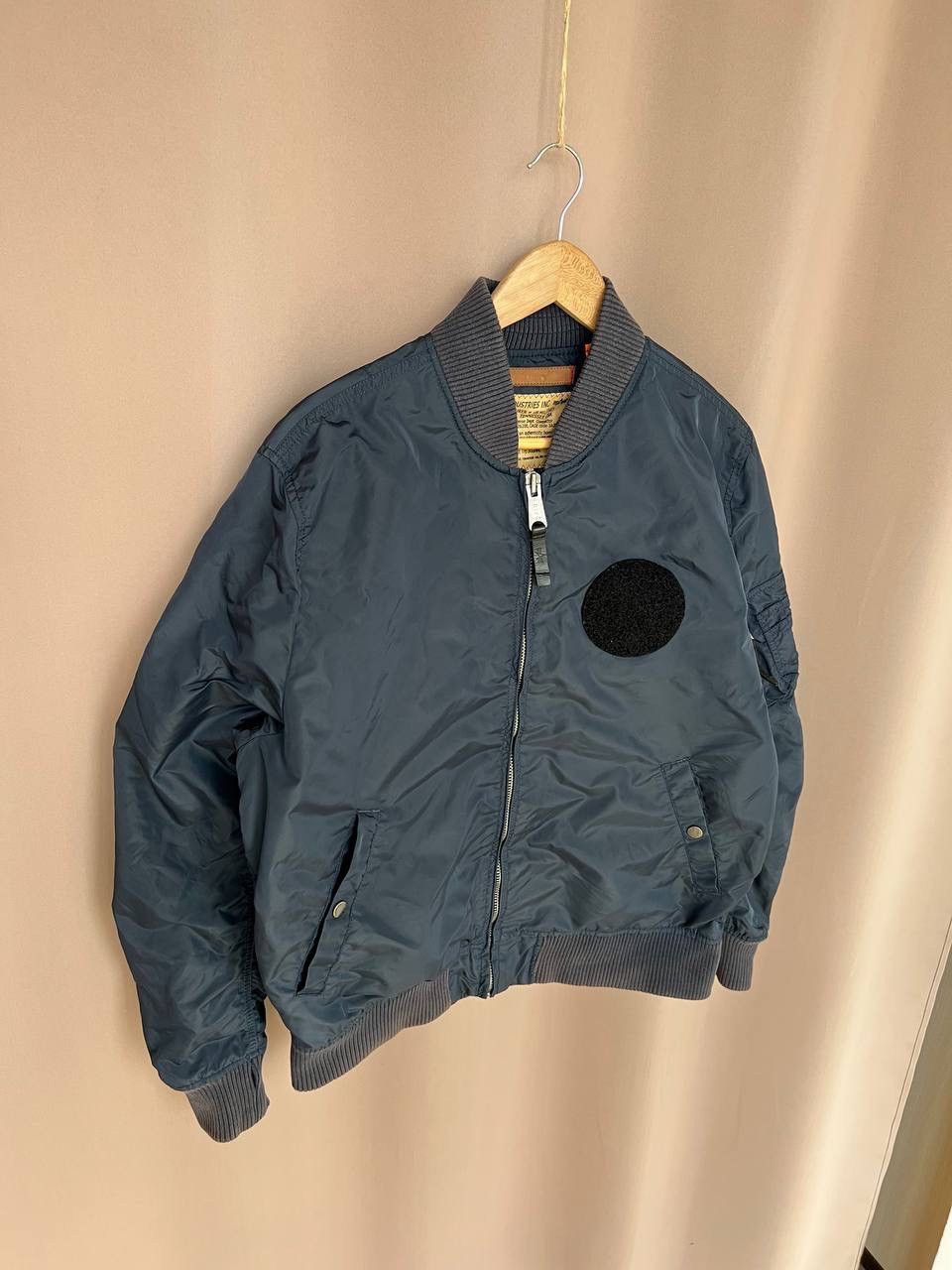 Alpha Industries Alpha Industries Mens Full Zip Bomber Jacket Size M Aviator Size US M / EU 48-50 / 2 - 5 Thumbnail