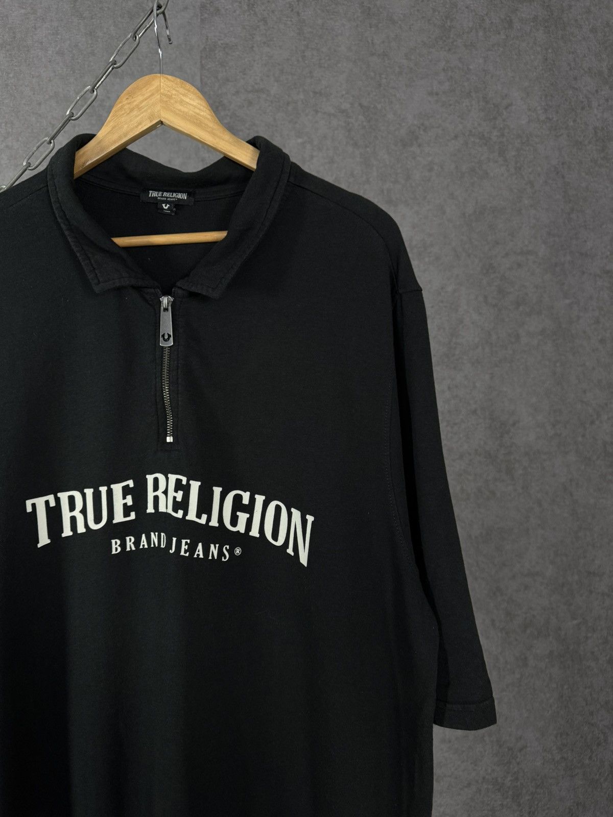 True Religion True Religion designer center logo zip polo tee Size US XXL / EU 58 / 5 - 2 Thumbnail