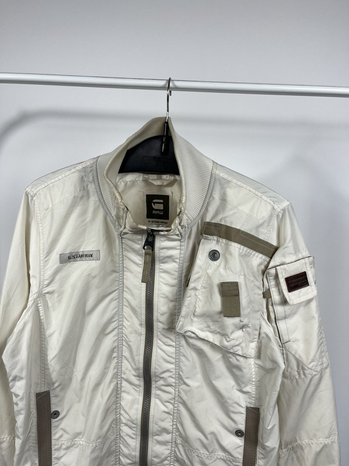 G-Star G Star RAW Lockhart Bomber Jacket Cargo Military Style M Size US M / EU 48-50 / 2 - 3 Thumbnail