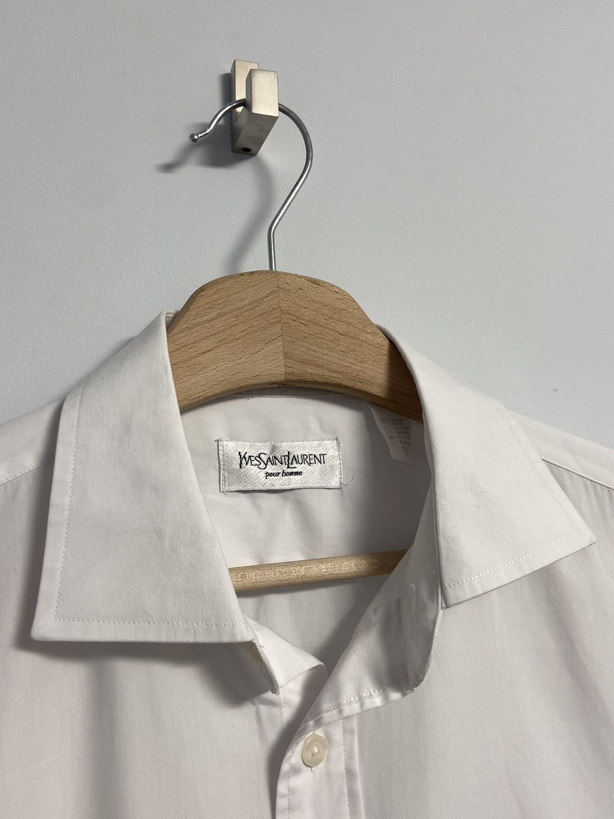Yves Saint Laurent Ysl Yves saint Laurent Button Up Shirt Size US L / EU 52-54 / 3 - 3 Thumbnail