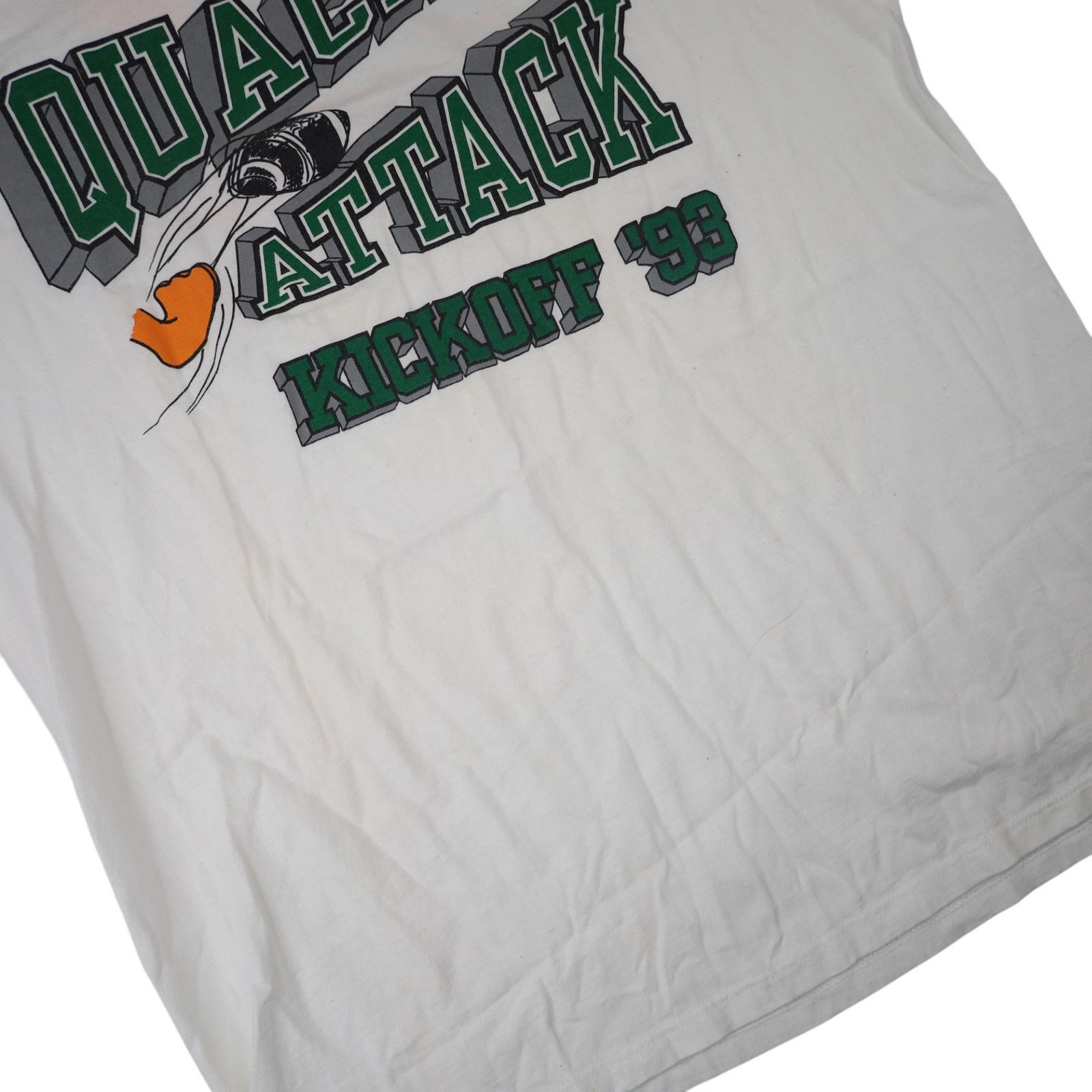 NCAA × Vintage VTG 1993 University Oregon Ducks Quack Attack Kickoff Shirt Size US XL / EU 56 / 4 - 3 Thumbnail