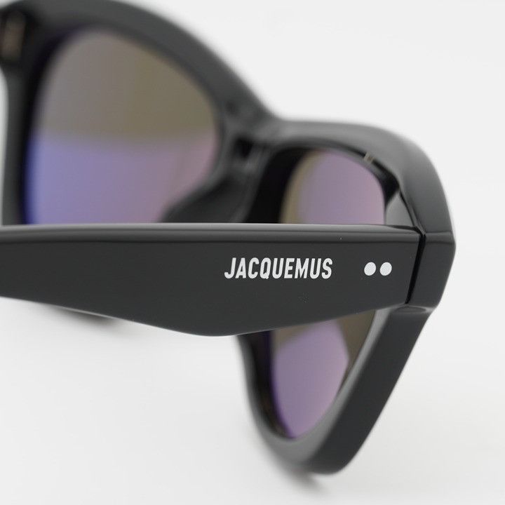 Jacquemus Jacquemus PALMIER JAC/59 C1 Sunglasses Black Cat Eye Frame Size ONE SIZE - 10 Thumbnail