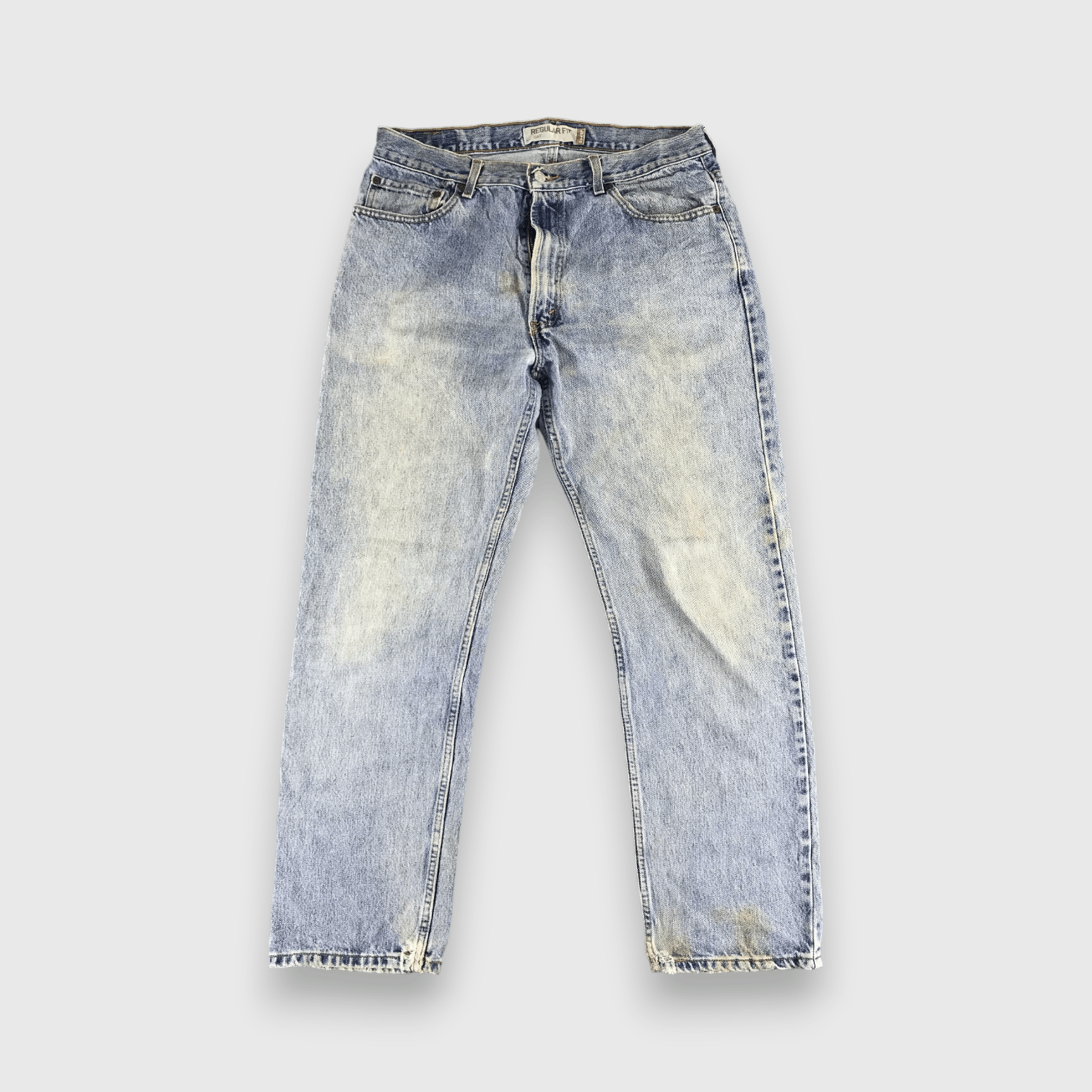 Levi's Vintage Levis 505 Jeans Stone Washed Denim -J519 Size US 35 - 1 Thumbnail