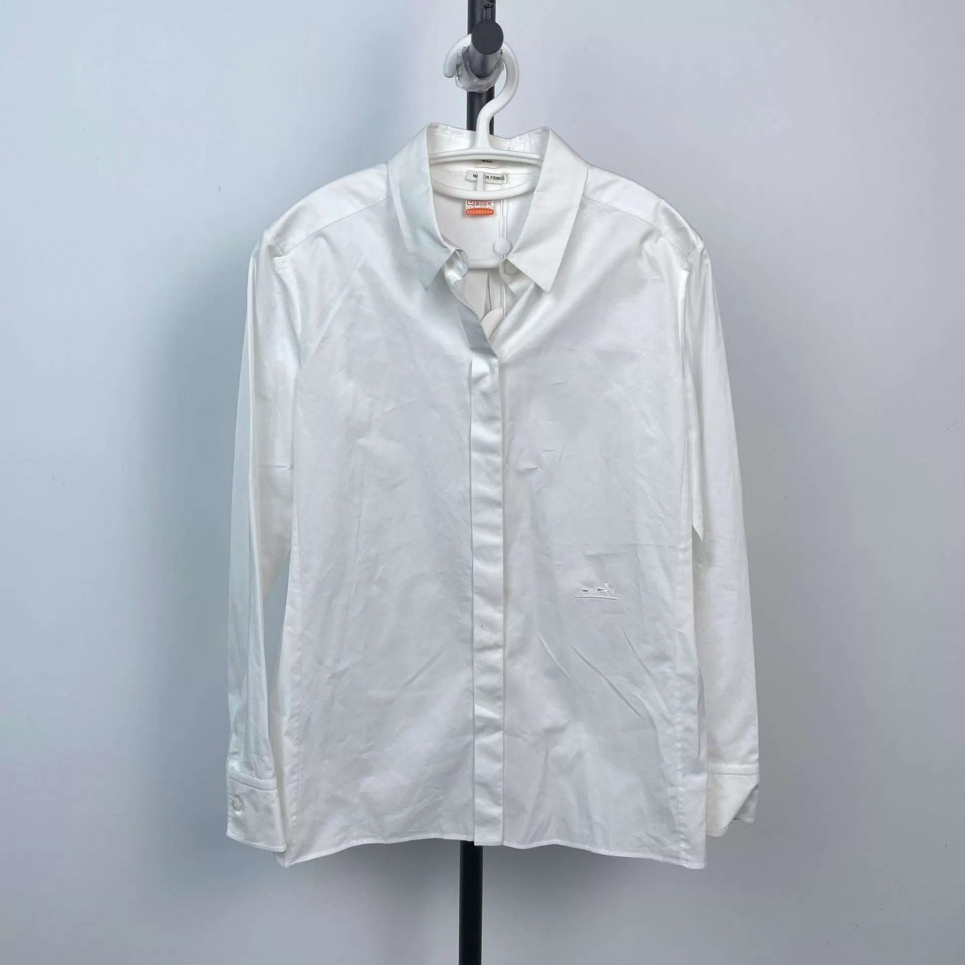 Hermes Hermès White Shirt 38 EU Size S / US 4 / IT 40 - 1 Thumbnail