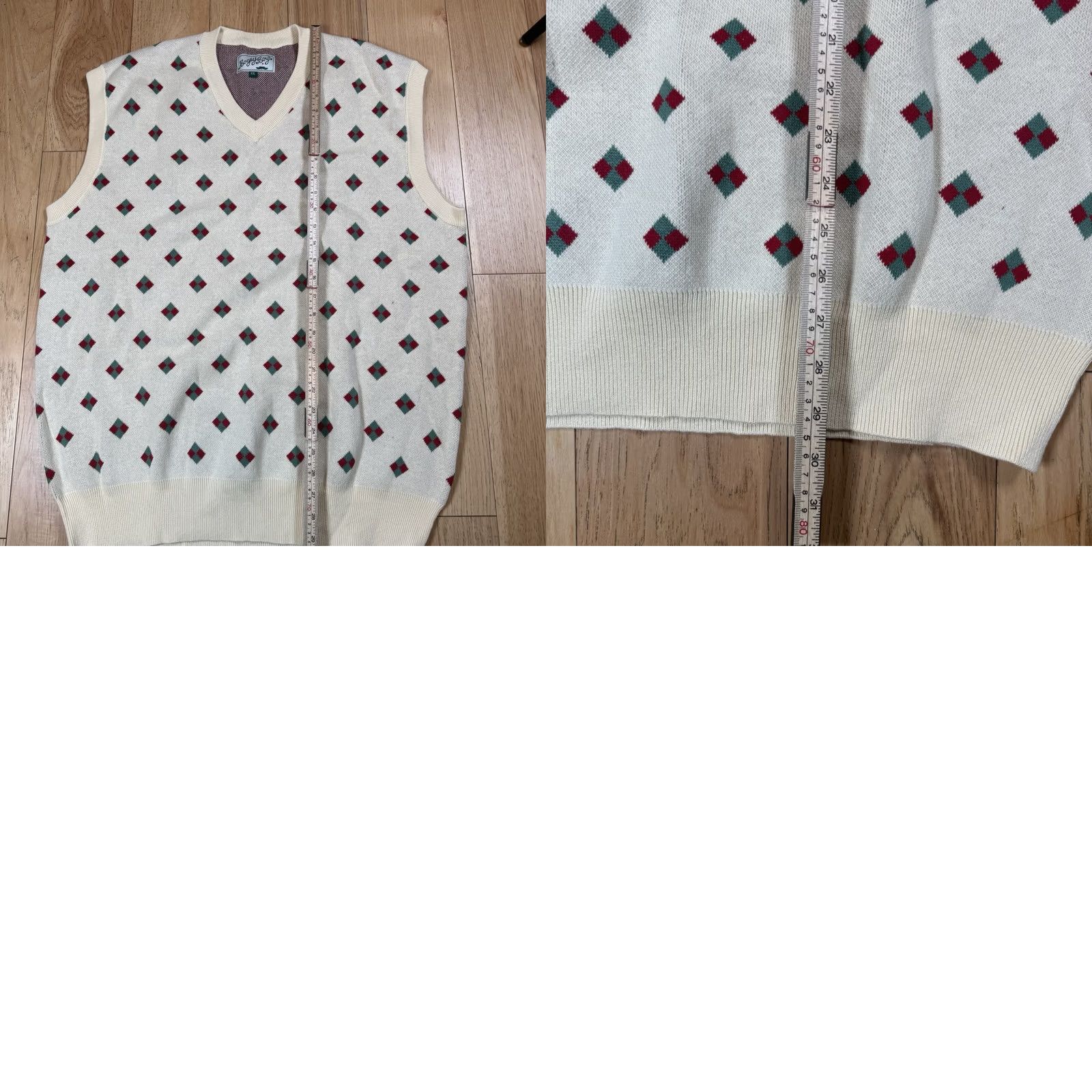 Vintage Bogey Boys Sweater Vest Mens 2XL Yellow Diamond Golf NWOT Size US XXL / EU 58 / 5 - 8 Thumbnail