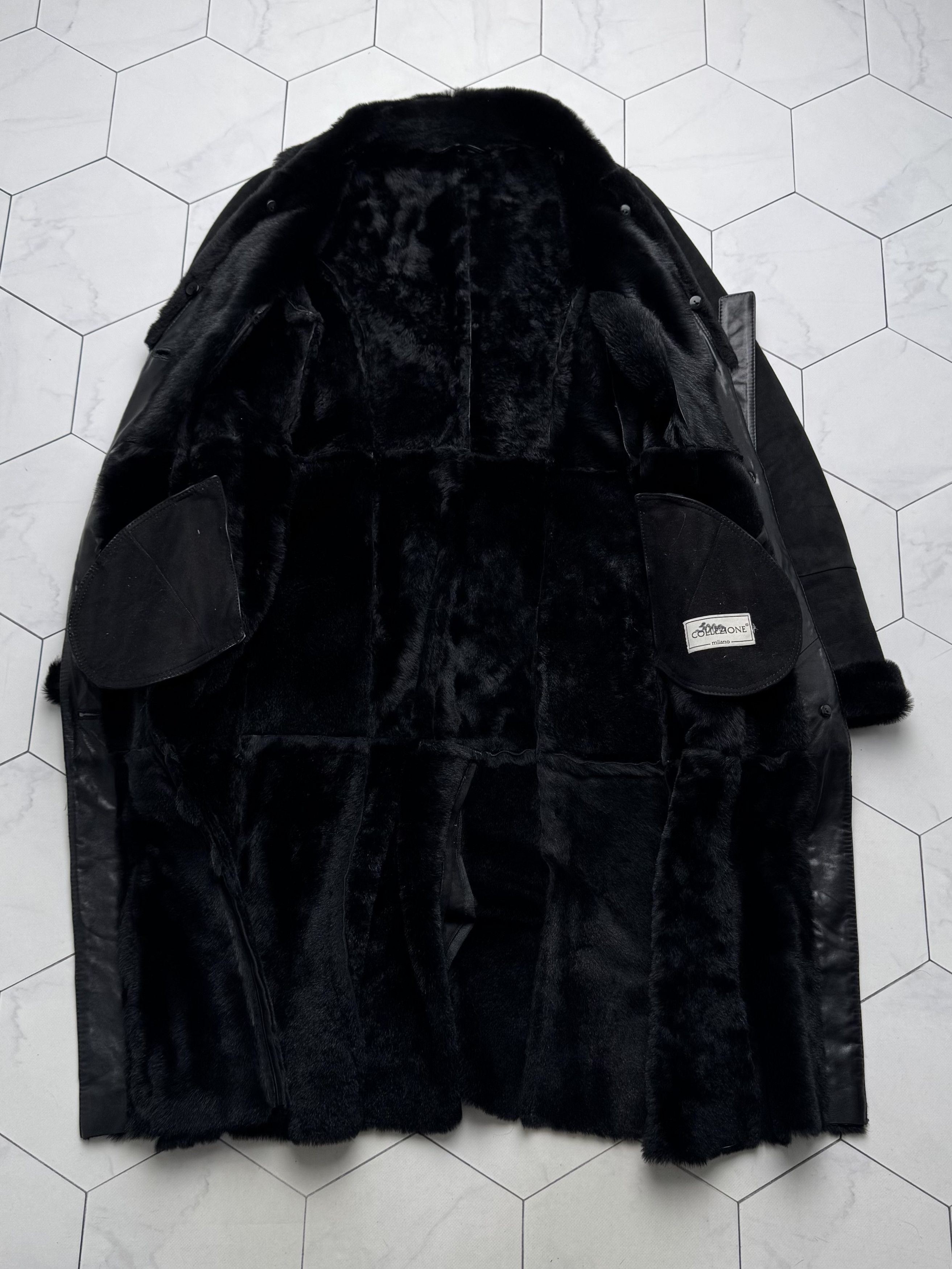 Vintage Vintage Real Sheepskin Coat With Belt(B409)E2D15 Size L / US 10 / IT 46 - 11 Thumbnail