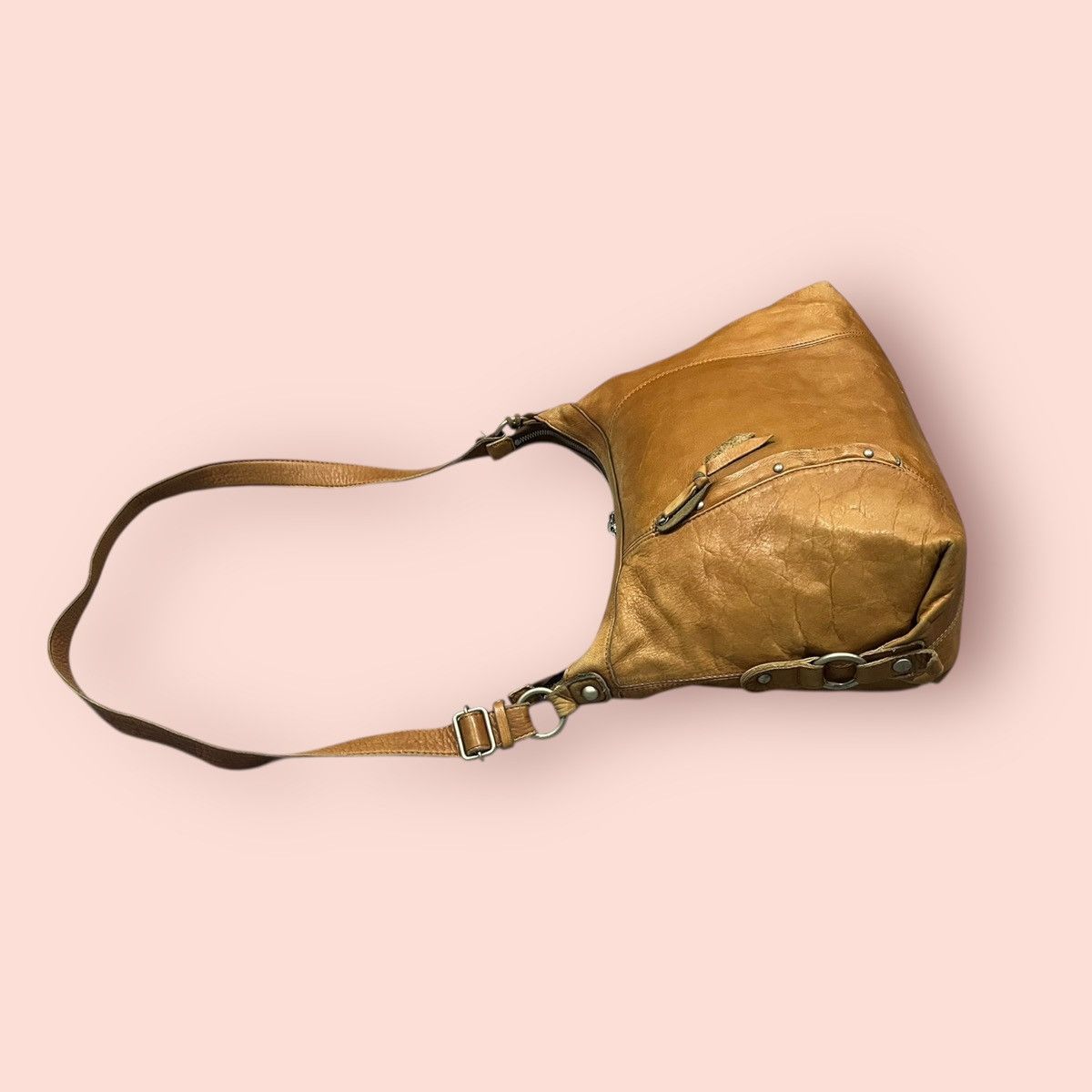 Dakota Grizzly × Japanese Brand × Leather VINTAGE DAKOTA JAPAN LEATHER CROSSBODY SHOULDER SLING BAG Size ONE SIZE - 10 Thumbnail