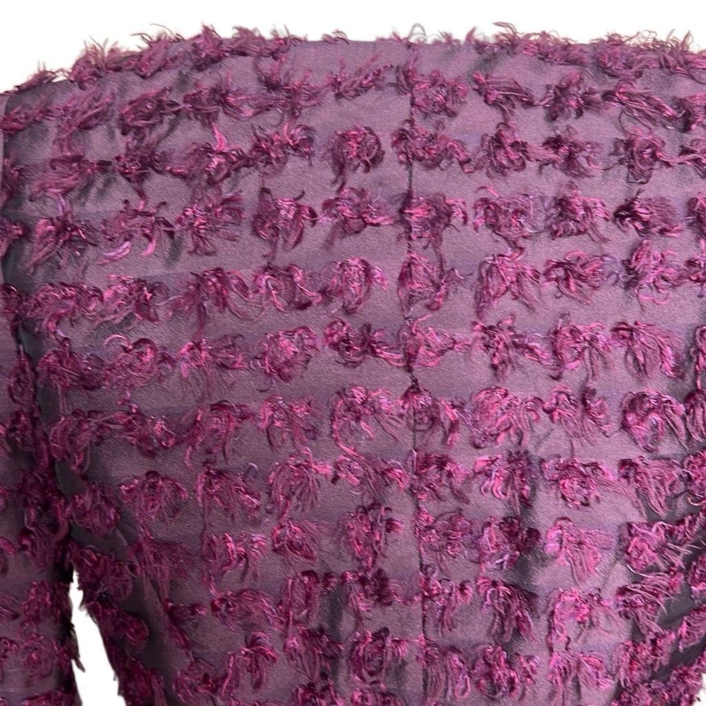 Benson Bensoni Textured Moto Peplum Jacket (306) Size XS / US 0-2 / IT 36-38 - 9 Thumbnail