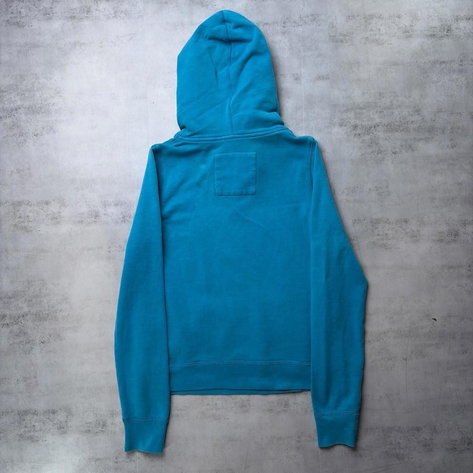 Other Y2K Blue Hollister Surf Grunge Distressed Thermal Hoodie Size M / US 6-8 / IT 42-44 - 7 Thumbnail