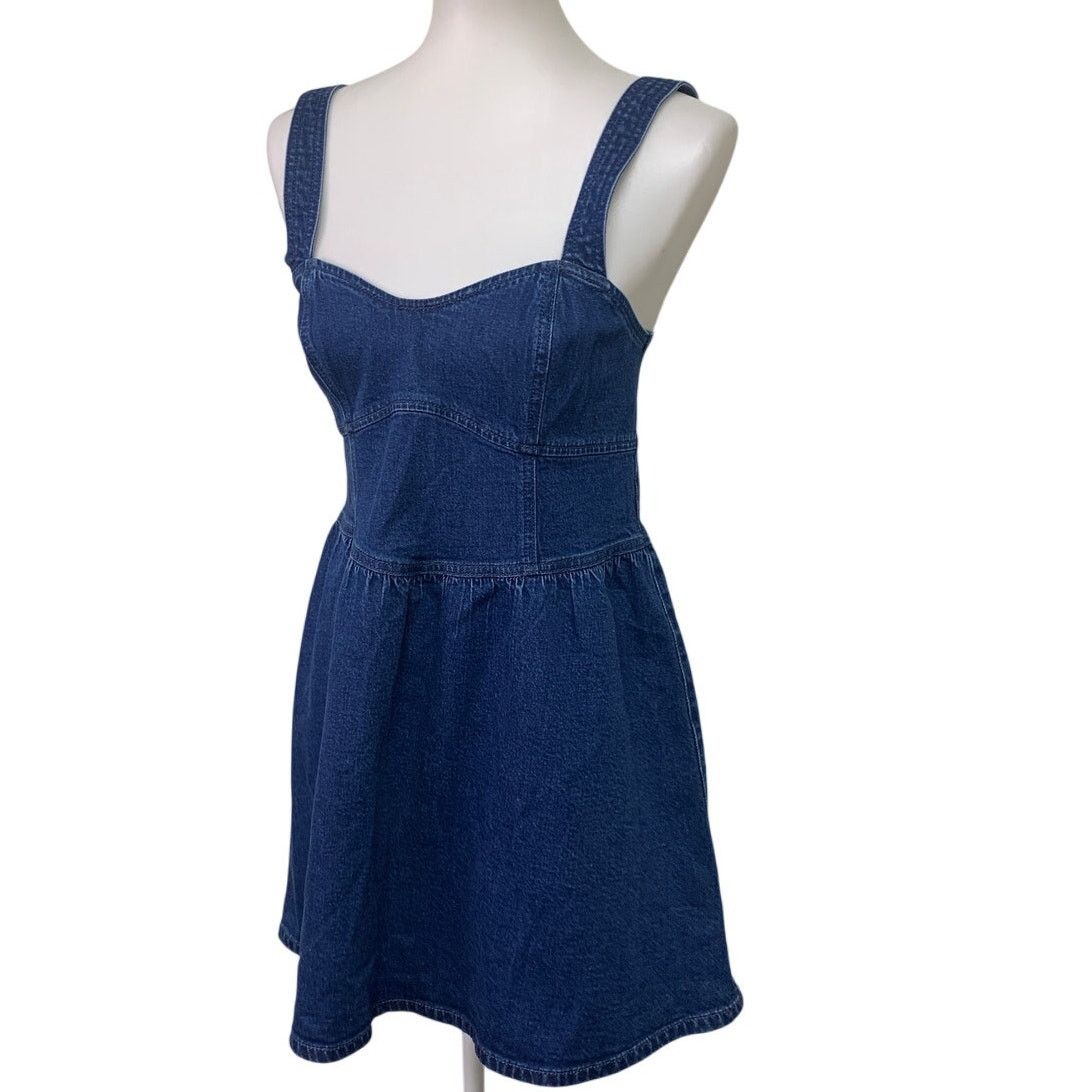 American Eagle Outfitters New American Eagle Womens Medium Sweetheart Denim  Mini Dress | Grailed
