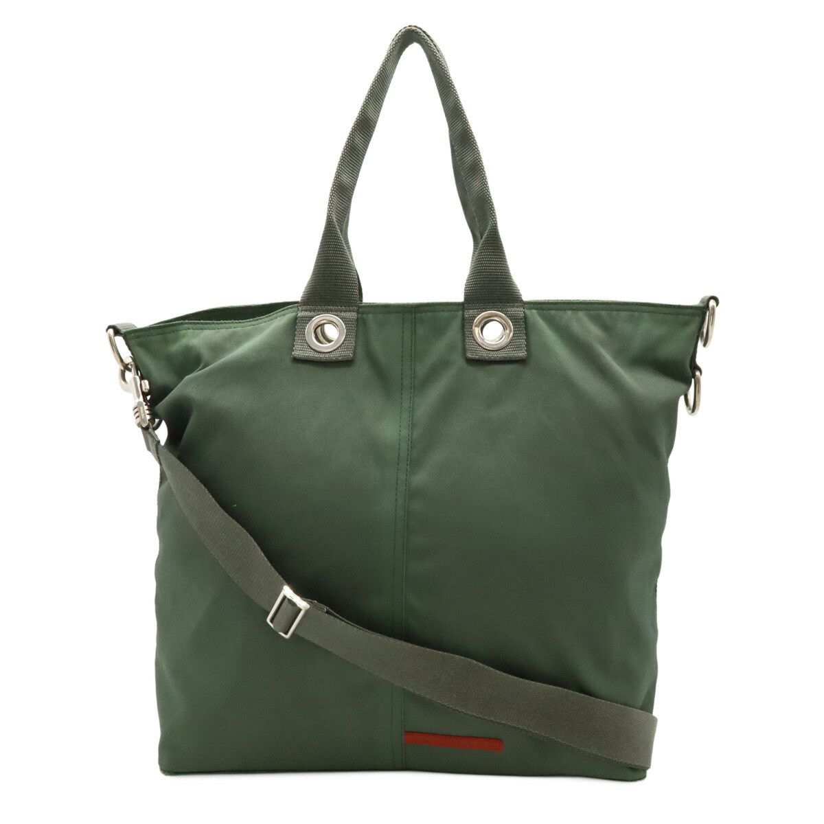 Prada Prada Prada Sport Nylon Canvas 2Way Bag Canvas Shoulder Bag 4Va512 in Green, Women's