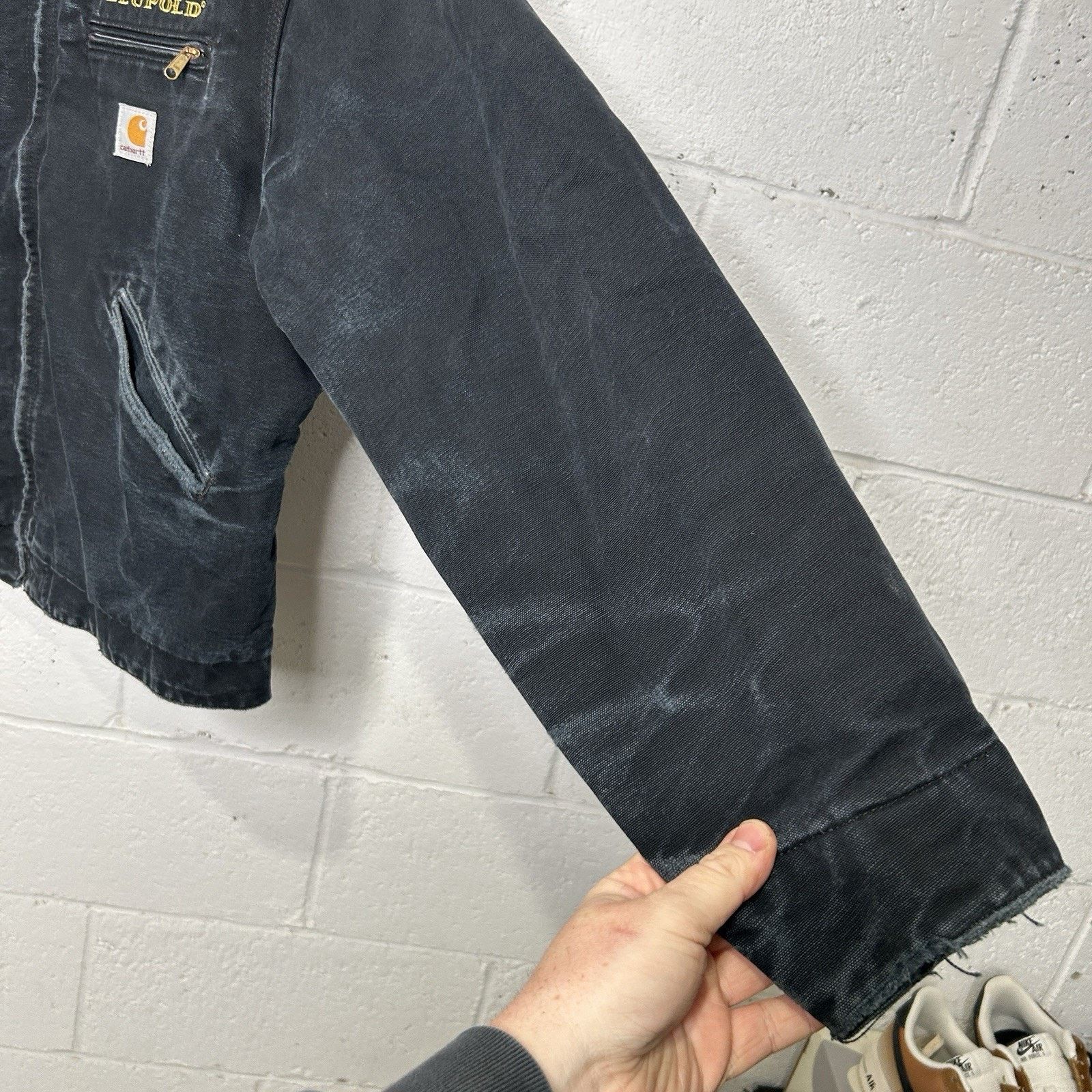 Carhartt Vintage Carhartt Blanketed Detroit Jacket “Black” Leupold Size US L / EU 52-54 / 3 - 9 Thumbnail