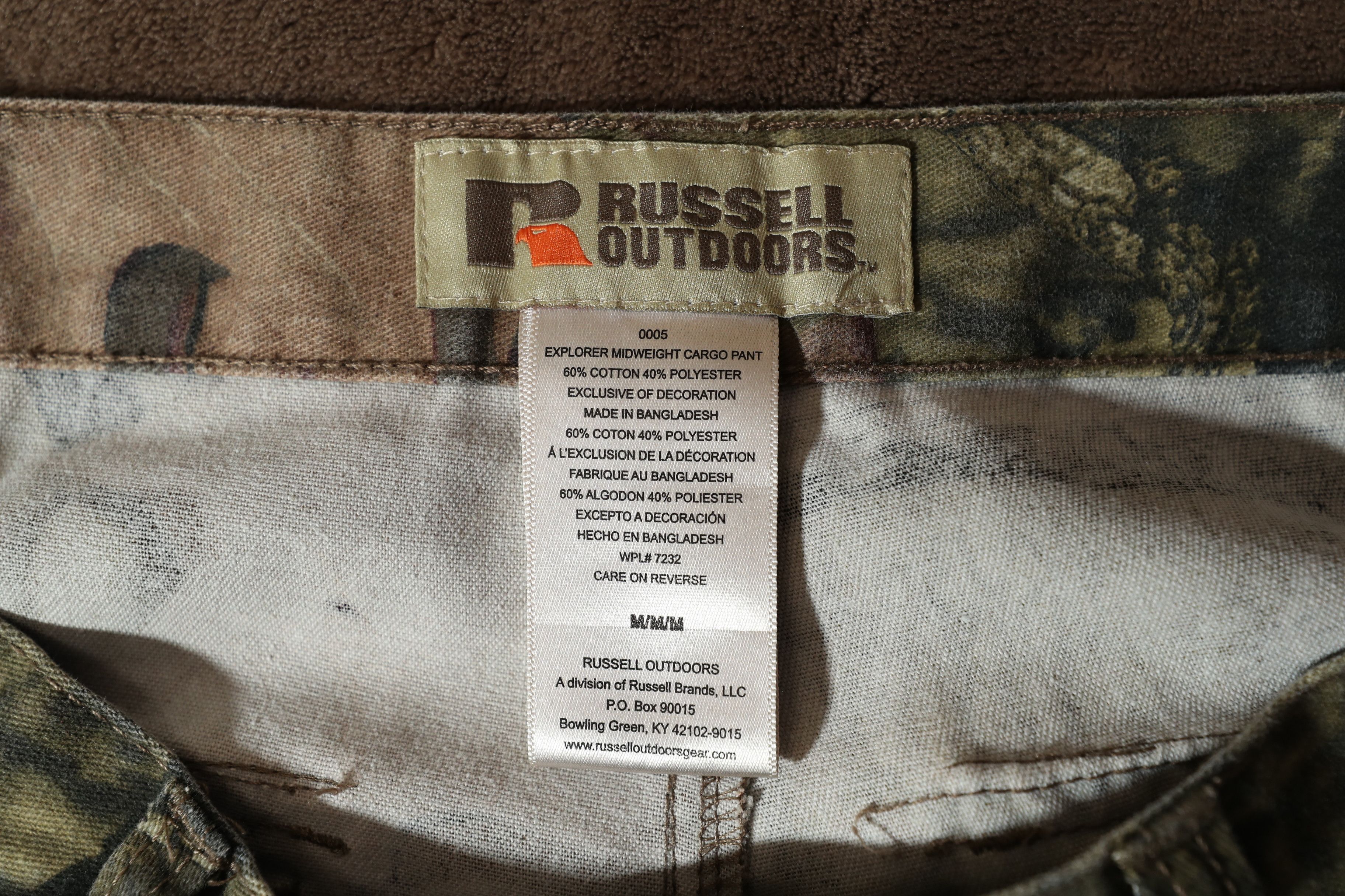 Russell Athletic Russel Outdoors Explorer Midweight Cargo Pant (M) Size US 32 / EU 48 - 16 Thumbnail