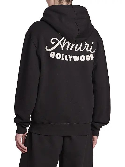 Amiri os11x1225 Club Zip-Up Hoodie in Black Size US L / EU 52-54 / 3 - 4 Thumbnail