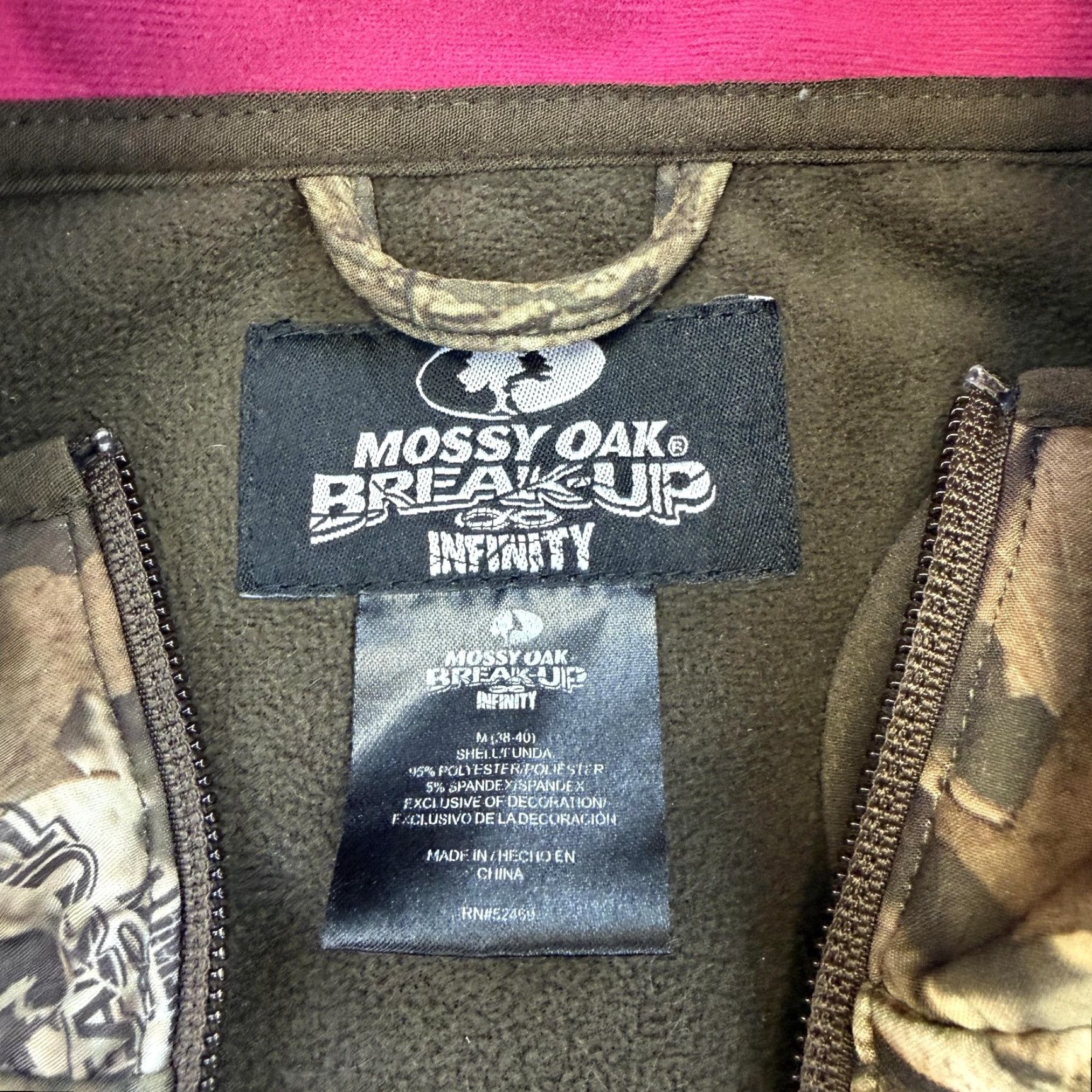 Vintage Mossy Oak Womens Jacket Camouflage Softshell Brown M Mid-Length Zip Pockets Full Zip Collared Lined Outdoor Casual Travel Mens Womens Size M / US 6-8 / IT 42-44 - 5 Thumbnail