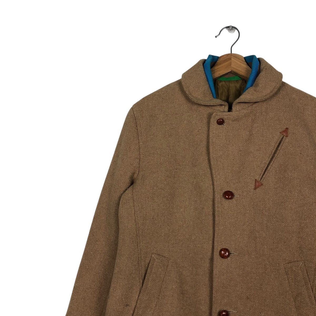 Issey Miyake 📌Vintage Wool Jacket Cropped Frapbois Issey Miyake Size US M / EU 48-50 / 2 - 8 Thumbnail