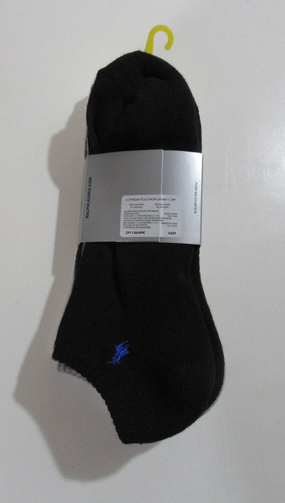 Polo Ralph Lauren Polo Ralph Lauren Mens Low Cut Socks 4 pack Size ONE SIZE - 3 Thumbnail