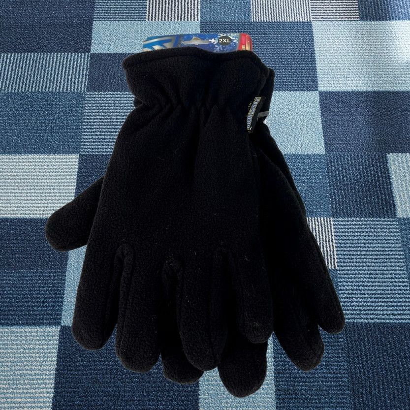 Vintage Westchester Fleece Winter Gloves Mens 2XL Black Posi-Therm Insulated Size US XXL / EU 58 / 5 - 1 Thumbnail
