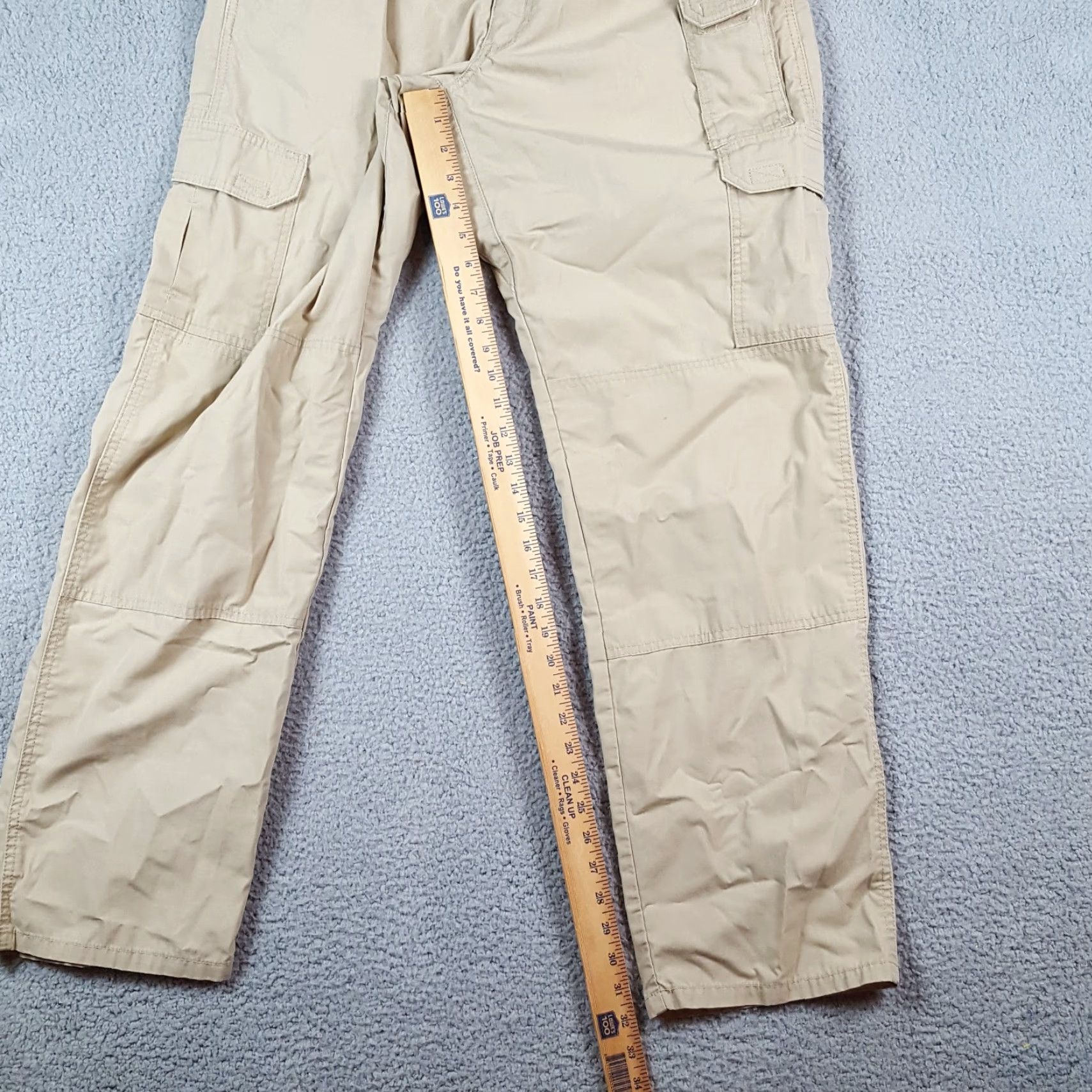 Vintage VINTAGE 5.11 Tactical Men's Cargo Pants Regular Fit Size 34x32 Beige Canvas Outdoor Workwear Y2K Size US 34 / EU 50 - 7 Thumbnail