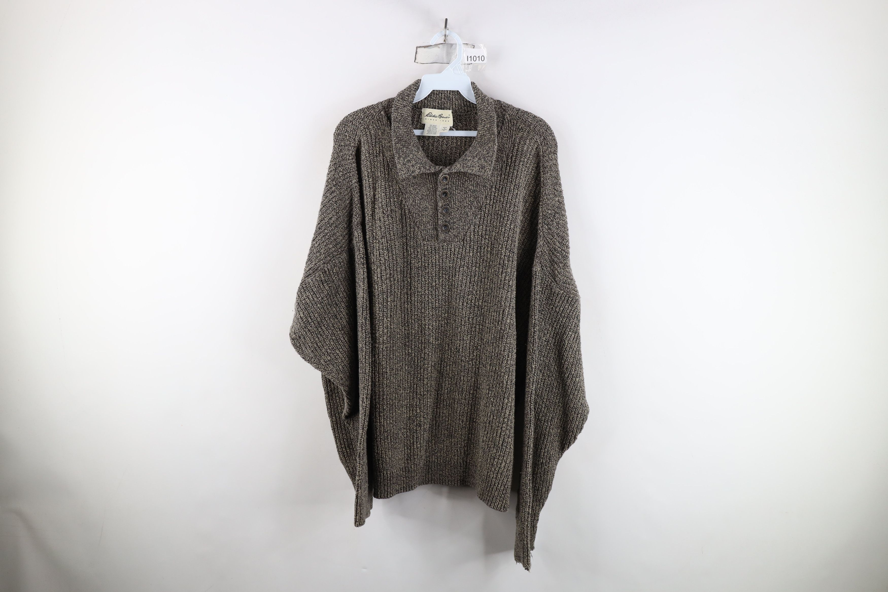 Eddie Bauer Vintage 90s Eddie Bauer Ribbed Knit Collared Sweater USA Size US M / EU 48-50 / 2 - 1 Thumbnail