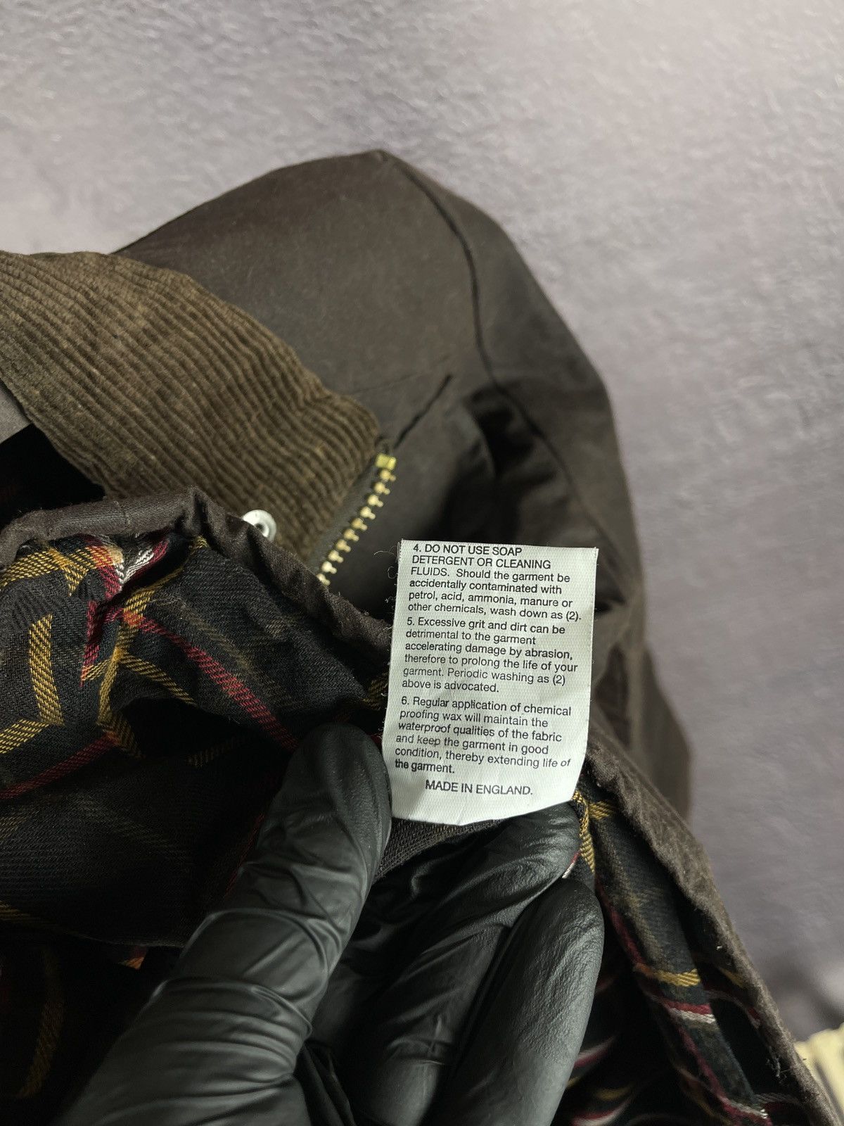 Vintage Green Forest Country wear made in England waxed belt jacket Size S / US 4 / IT 40 - 10 Thumbnail