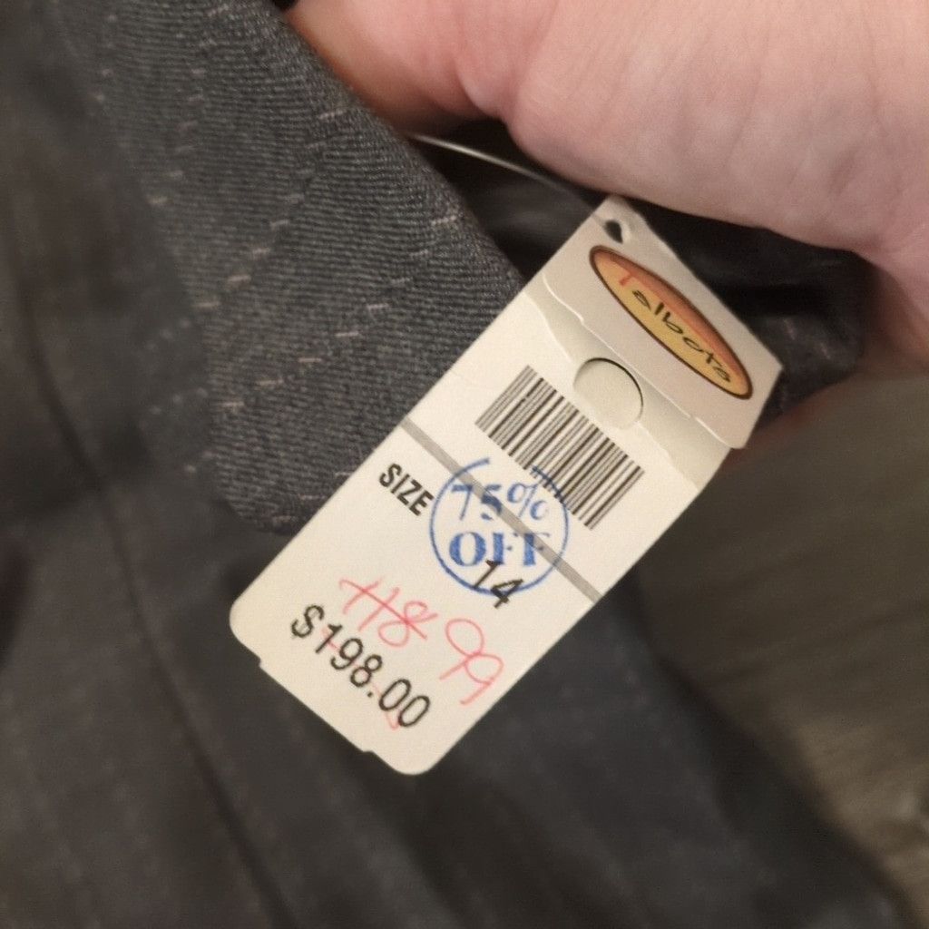 Talbots Talbot's wool gray pinstripe blazer size 14 Size XL / US 12-14 / IT 48-50 - 2 Thumbnail